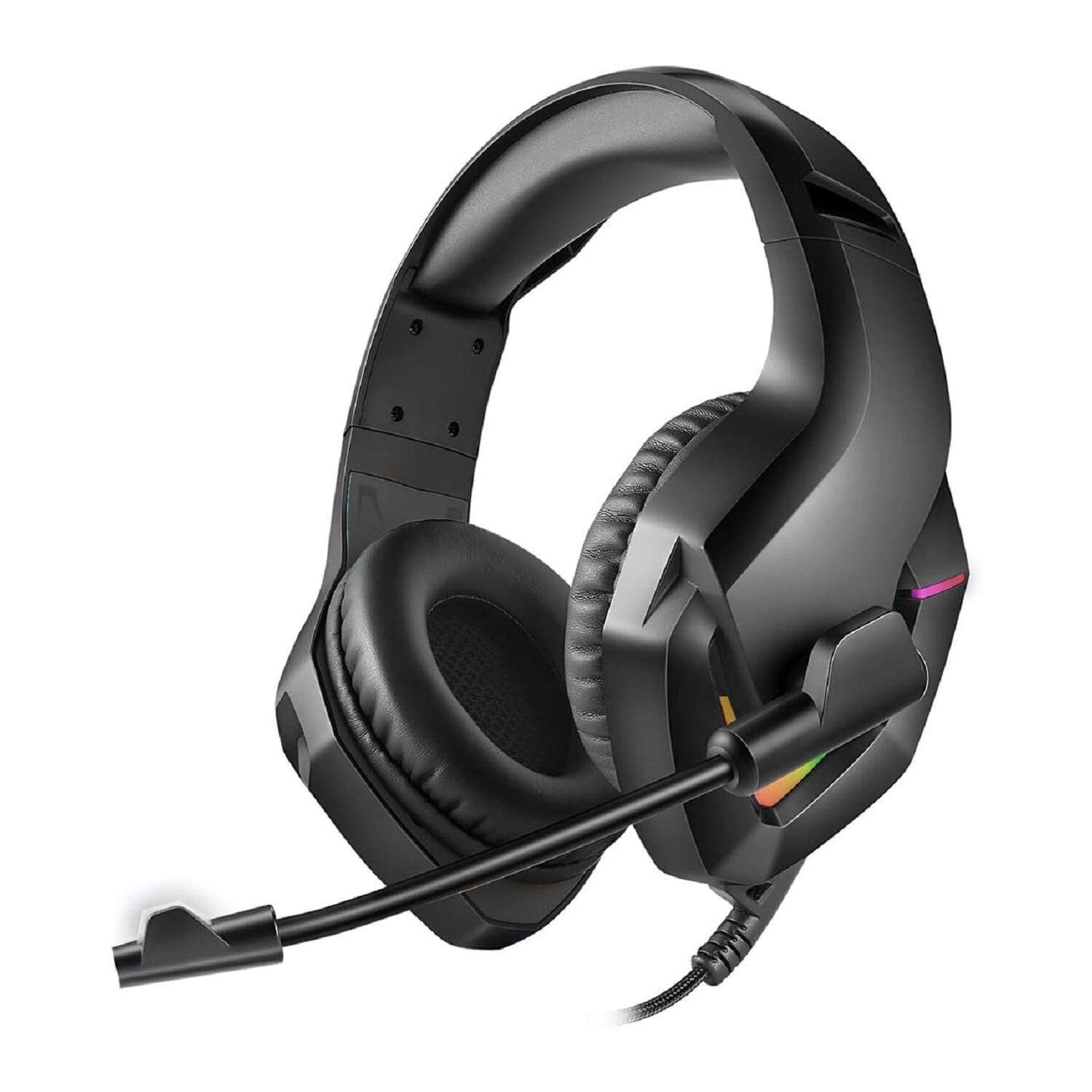 Varr Gaming RGB Headset MIC VH8050 Gaming-Kopfh&ouml;rer mit Stereo-Subwoofer und Mikrofon Schwarz - Bild 1