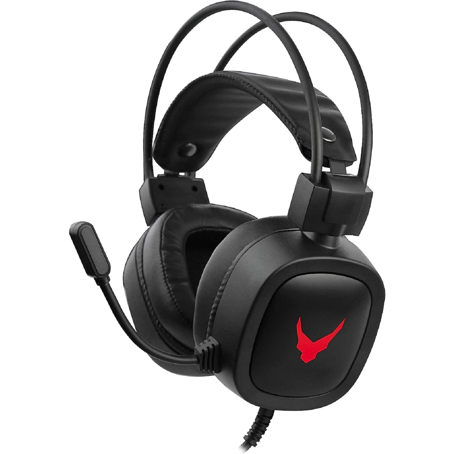 Varr VH6020B Over-Ear Gaming-Kopfh&ouml;rer mit Mikrofon und LED-Hintergrundbeleuchtung Schwarz - Bild 1