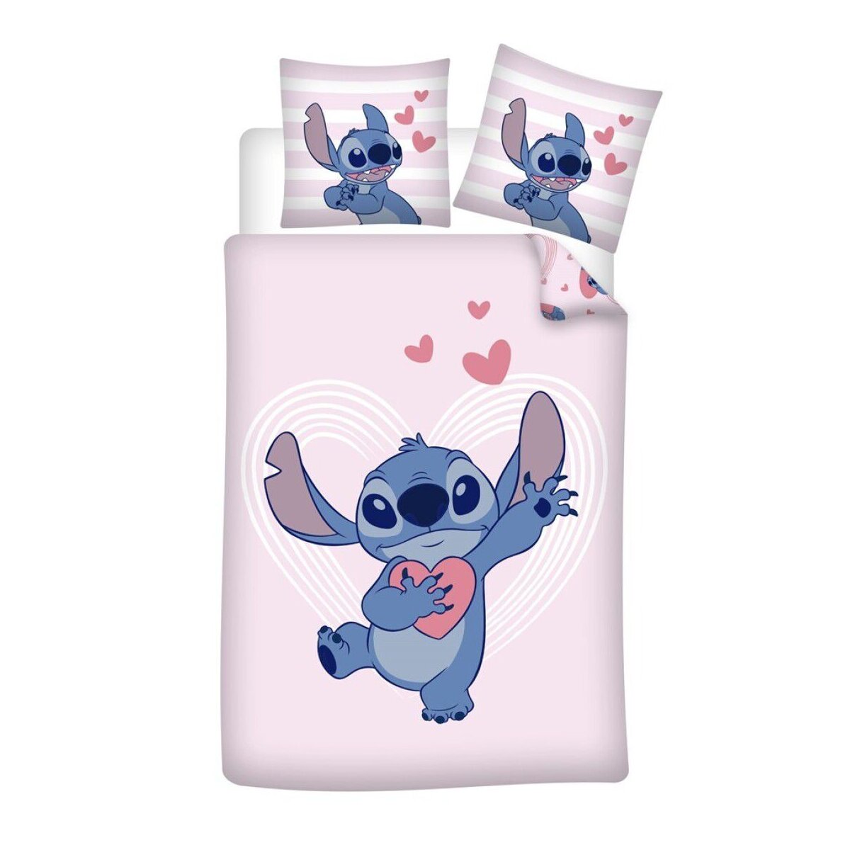 Disney Lilo & Stitch Pink Bettw&auml;sche f&uuml;r dein Schlafzimmer Baumwolle - Bild 1