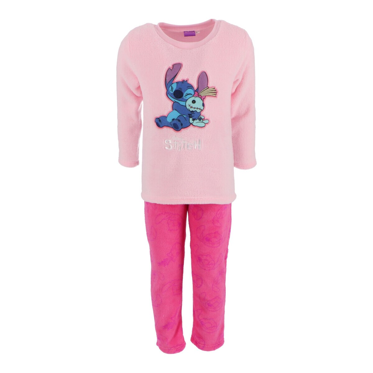 Lilo & Stitch Schlafanzug Pyjama Coral Fleece Nachtanzug f&uuml;r Kinder - Bild 1