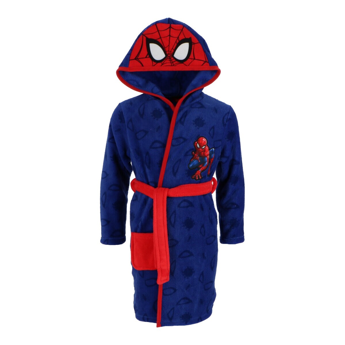 Spiderman Kinderbademantel aus weichem Coral Fleece für Kinder | 04255698299632