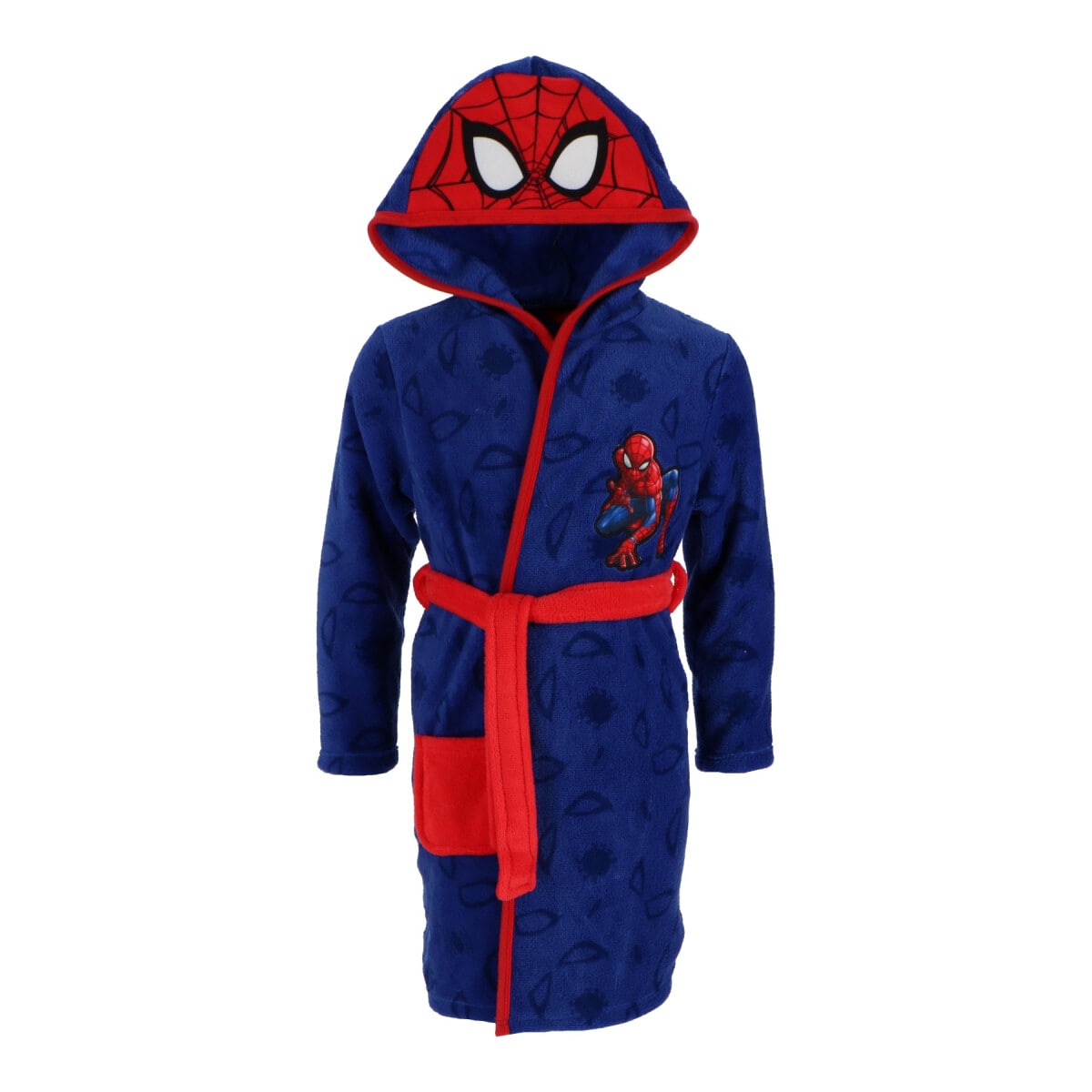 Marvel Spiderman Kinder Bademantel &ndash; Kuscheliger Morgenmantel 134/140 - Bild 1