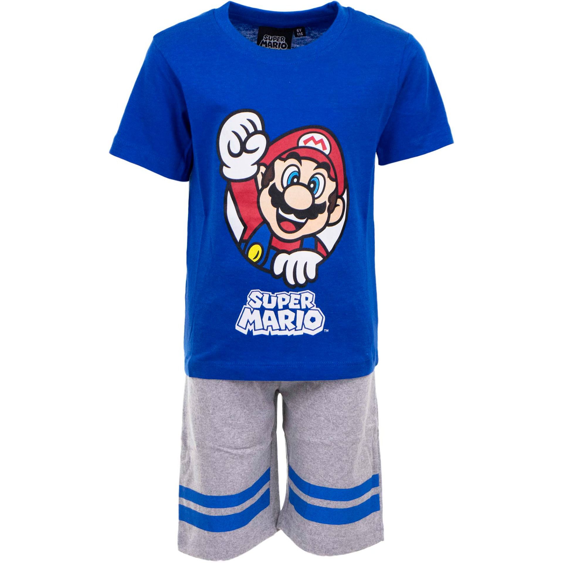 Super Mario shortarm Pyjamas Schlafanzug - Bild 1