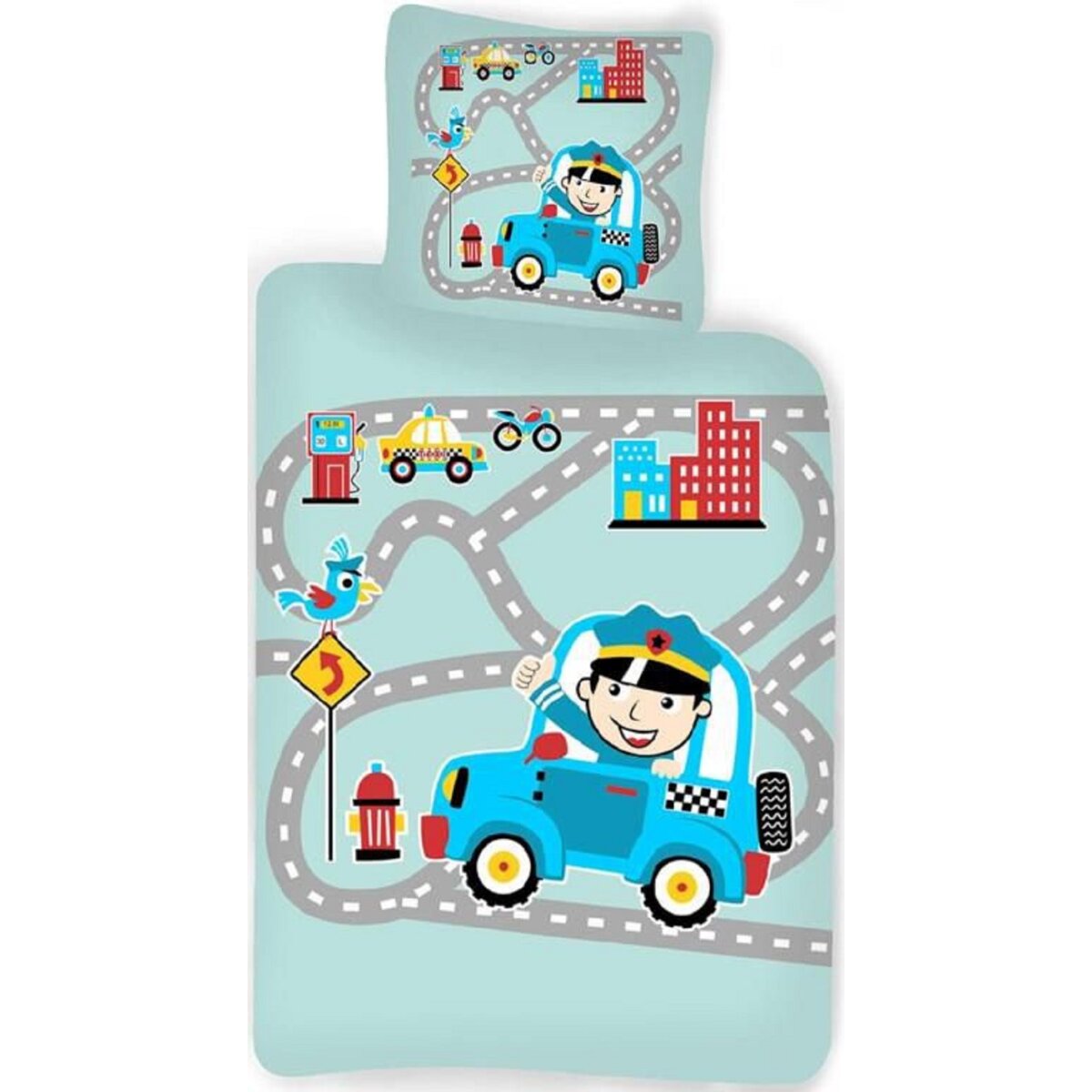 Kinderbettw&auml;sche Set &ndash; 100 % Baumwolle, 100 x 140 cm Bettbezug & 40 x 45 cm Kissenbezug - Bild 1
