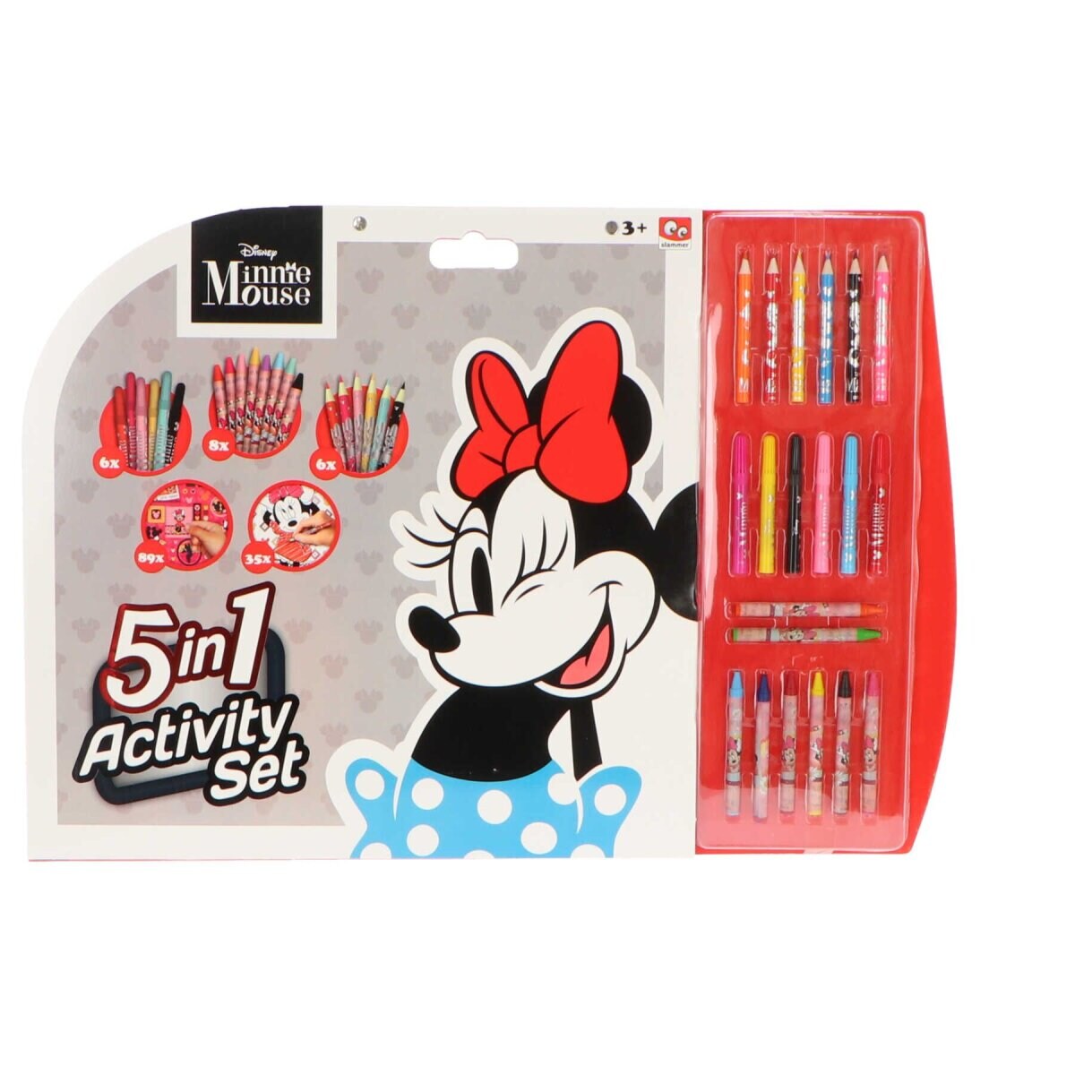 Minnie Mouse Schreibset Kreatives Set mit Stiften und Zubehör | 08719668005228