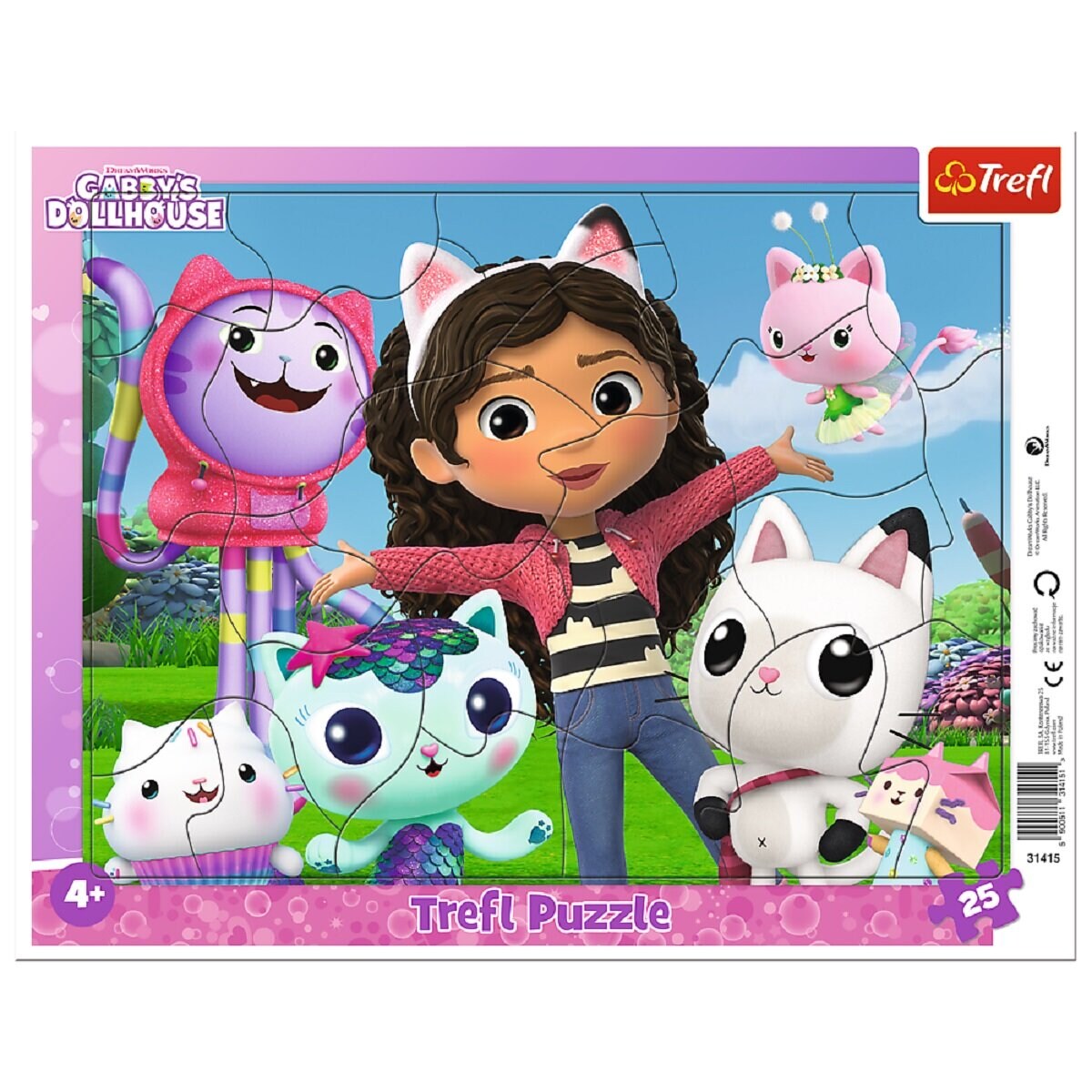 Gabby’s Dollhouse Puzzle – 25-teiliges Kinderpuzzle für kleinen | 05900511314151