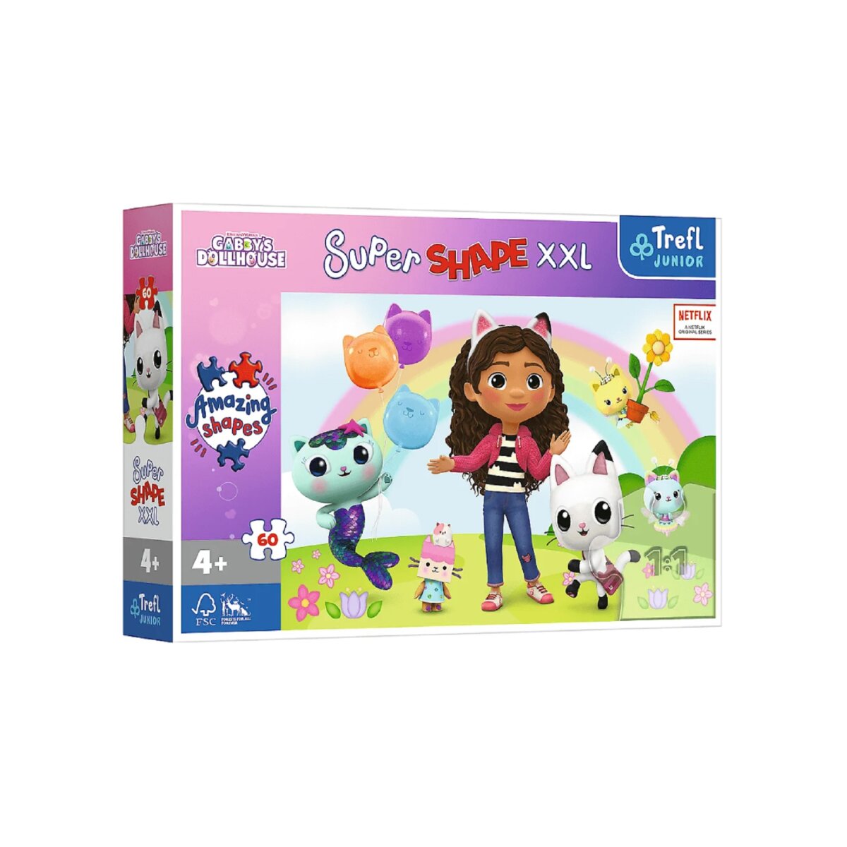 Gabby's Dollhouse Puzzle &ndash; 60-teiliges Kinderpuzzle f&uuml;r kleinen - Bild 1