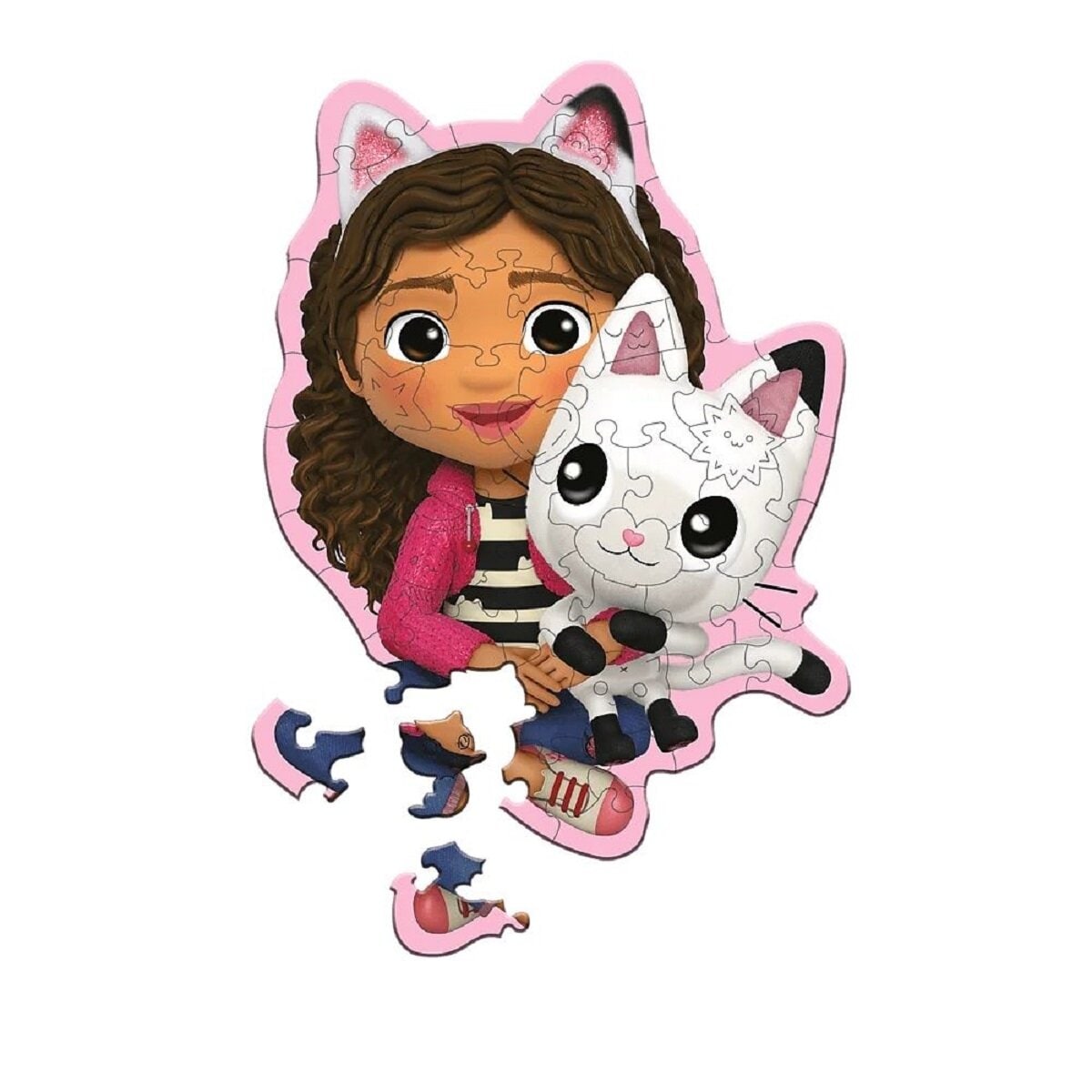 Gabby's Dollhouse Puzzle aus Holz &ndash; Robustes 50-teiliges Set - Bild 1