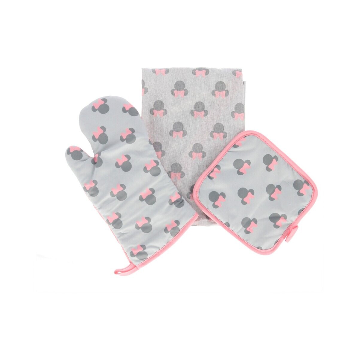 Küchenset – Topflappen, Ofenhandschuh und Schürze für