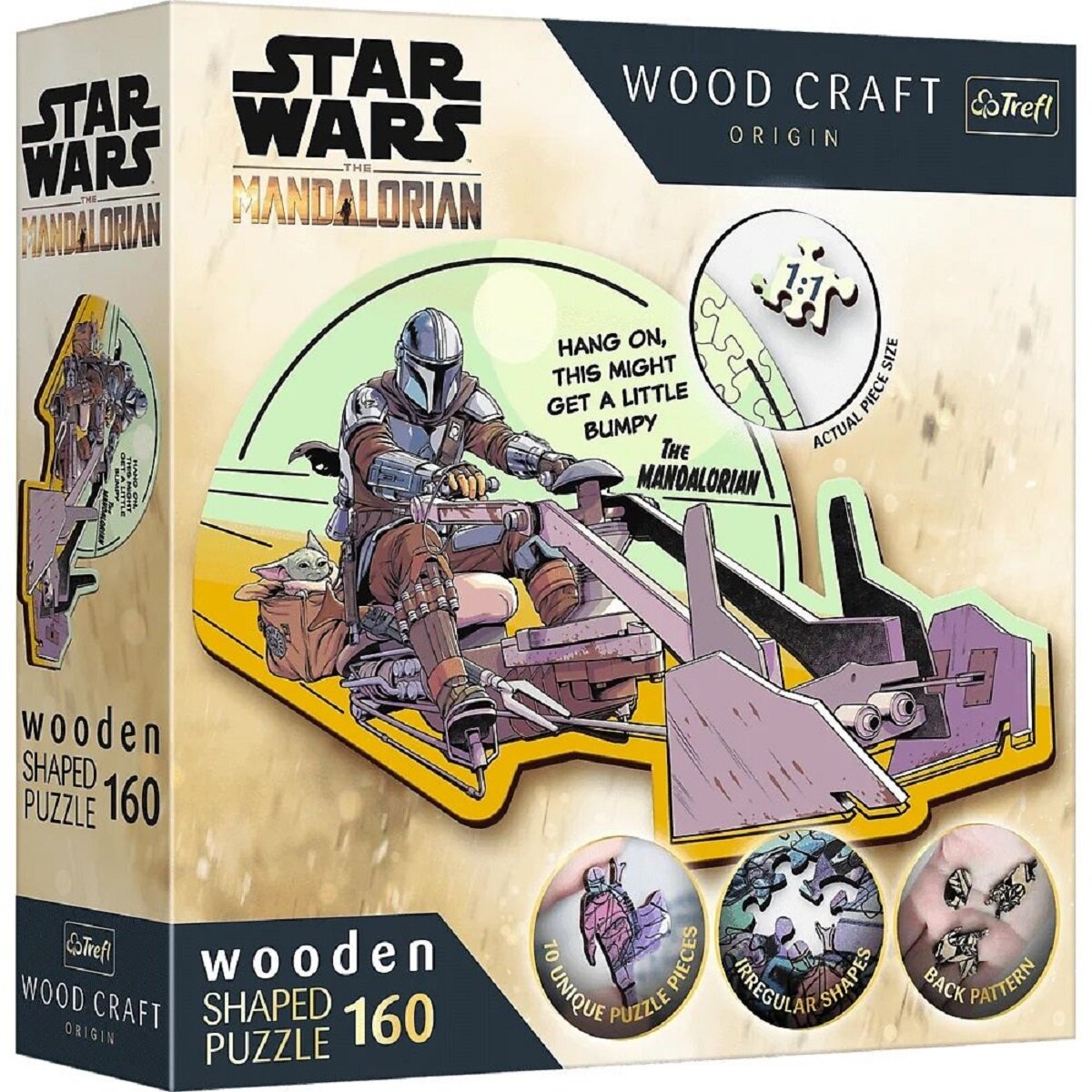 Star Wars Holzpuzzle The Mandalorian Reunite 160-teiliges Puzzle - Bild 1