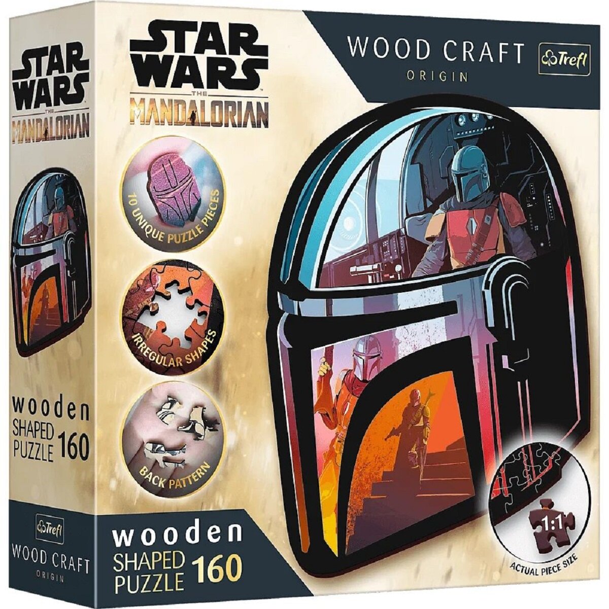 Star Wars Holzpuzzle The Mandalorian Reunite 160-teiliges Puzzle - Bild 1