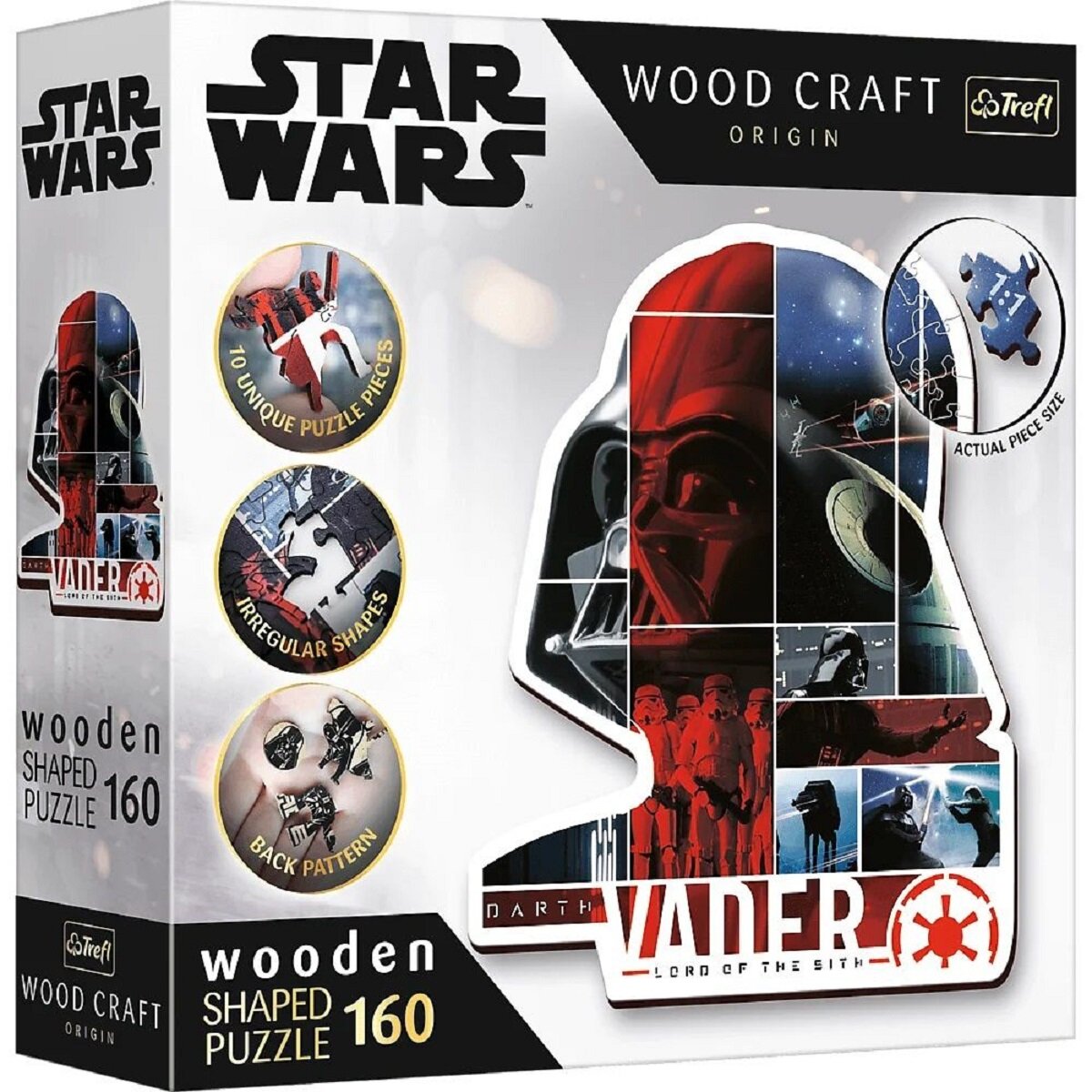 Star Wars Darth Vader Holzpuzzle 160 Teile aus Holz f&uuml;r Fans - Bild 1