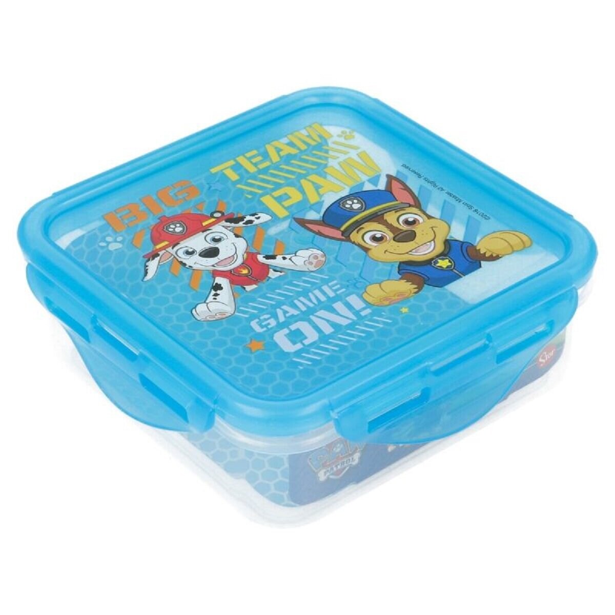 Paw Patrol Kinder Lunchbox – 500 ml Quadratischer Behälter für Snacks | 08412497189595