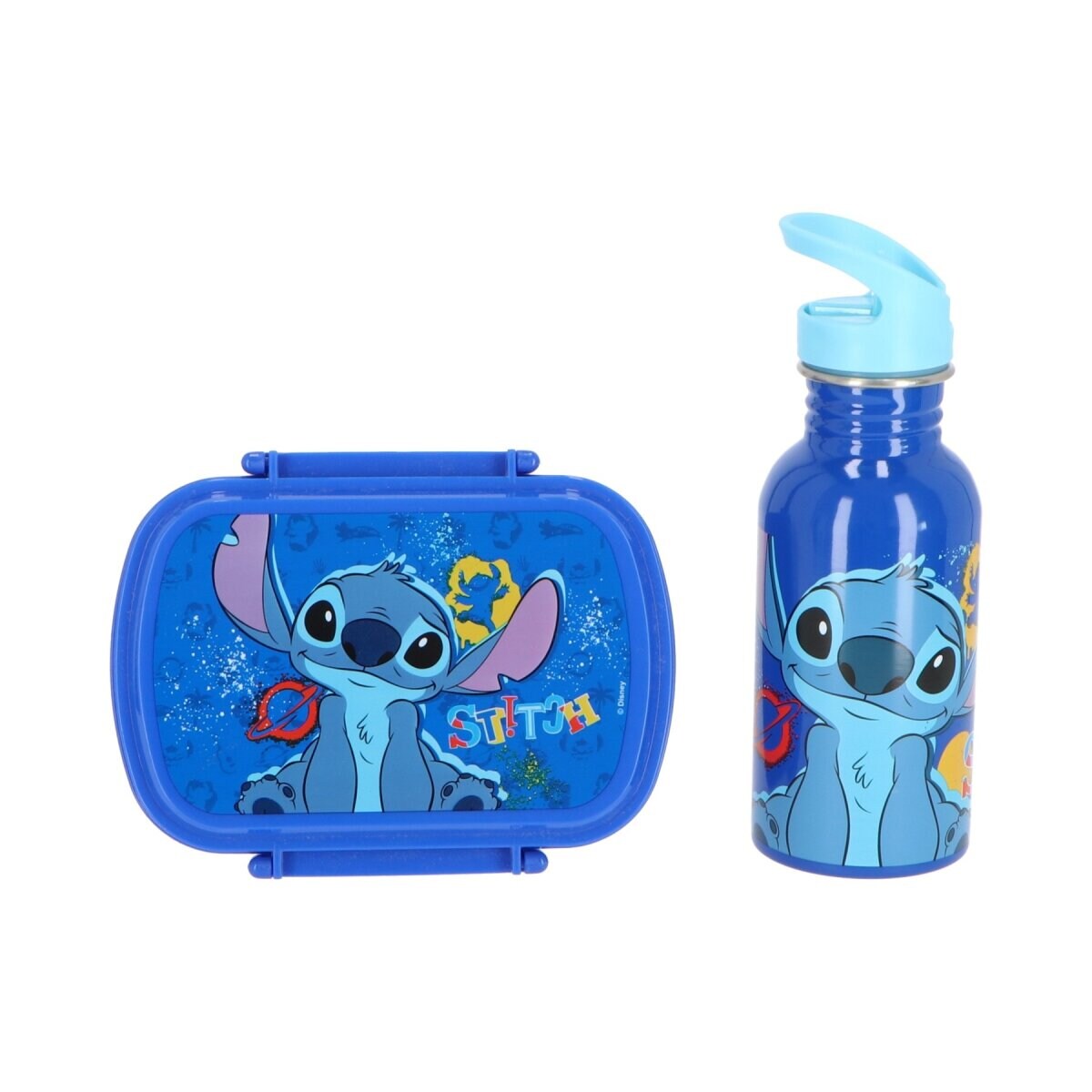 Lilo & Stitch Lunchpaket mit Lunchbox und 500 ml Trinkflasche | 05205698762208