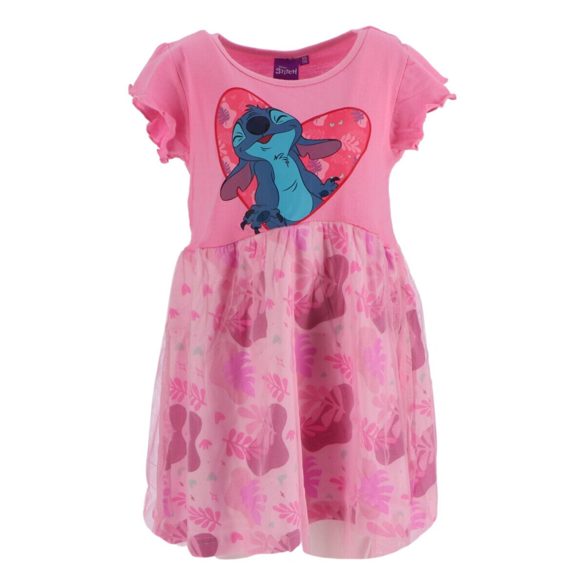 Lilo & Stitch Kinderkleid Pink M&auml;dchen Kleid 2 Jahre - Bild 1