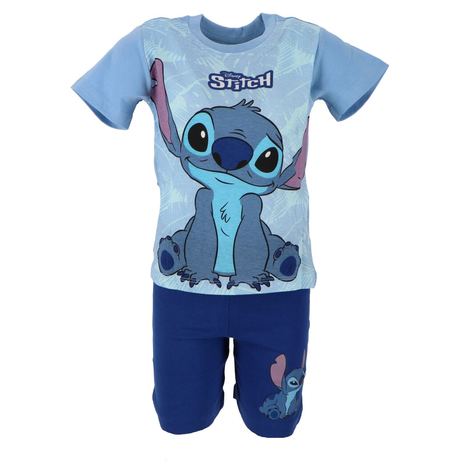 Lilo & Stitch Shortama Atmungsaktiver Kurzarm-Schlafanzug f&uuml;r - Bild 1