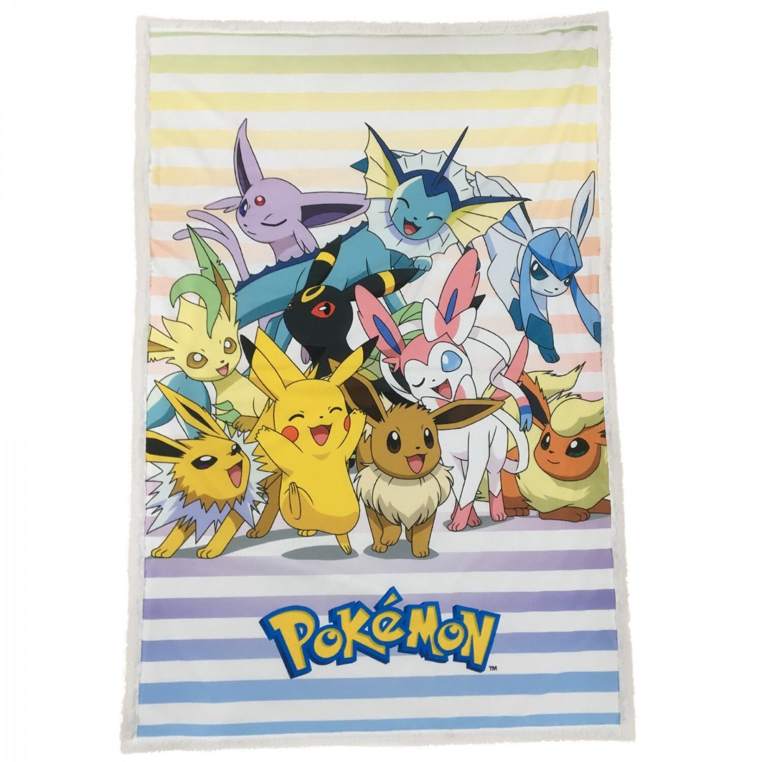 Pokemon Tagesdecke Bettdecke Fleecedecke Kuschelige Sherpa-Decke, 150×100 cm | 03760167657758