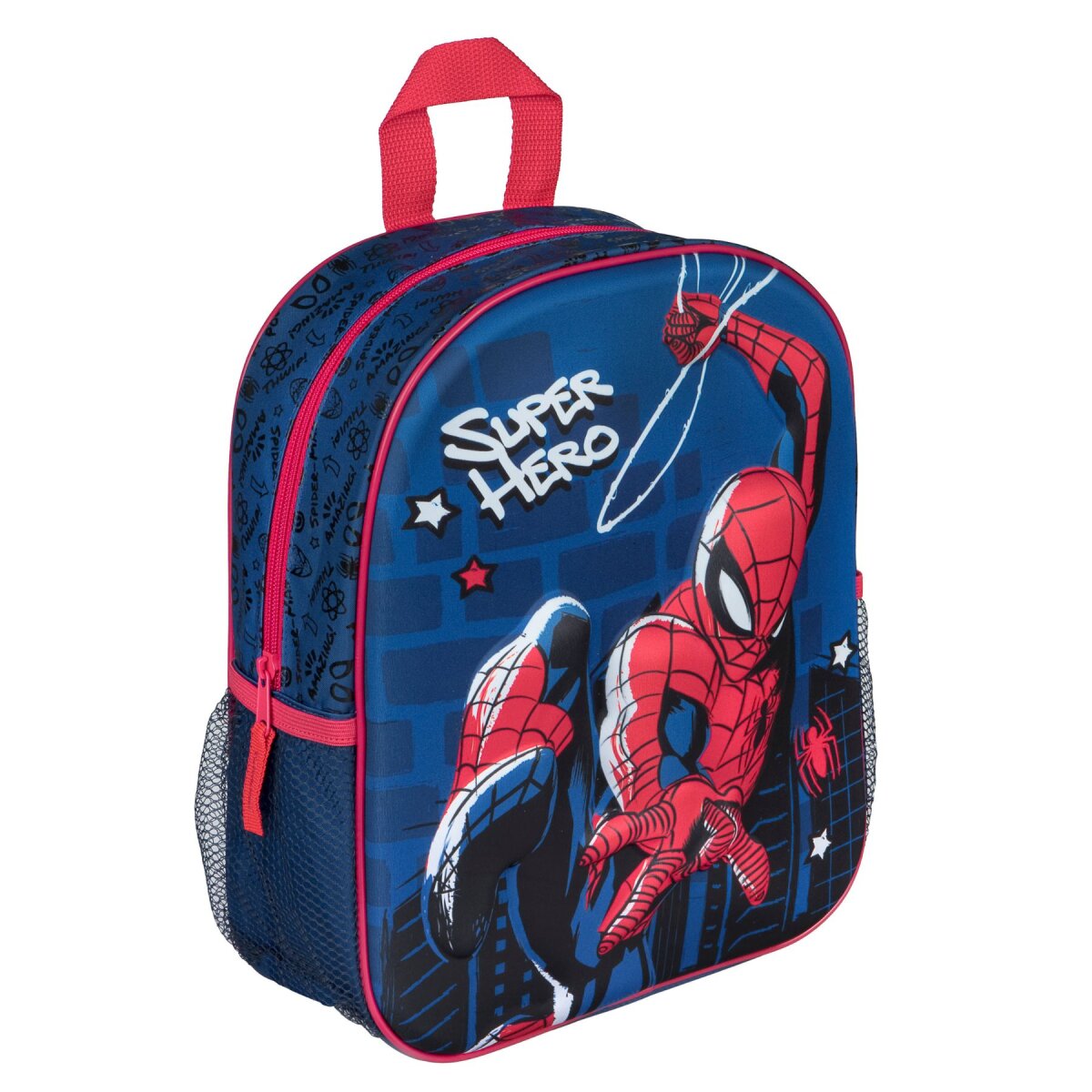 Marvel Spider Man 3D Rucksack blau Kinder Backpack f&uuml;r Kindergarten - Bild 1