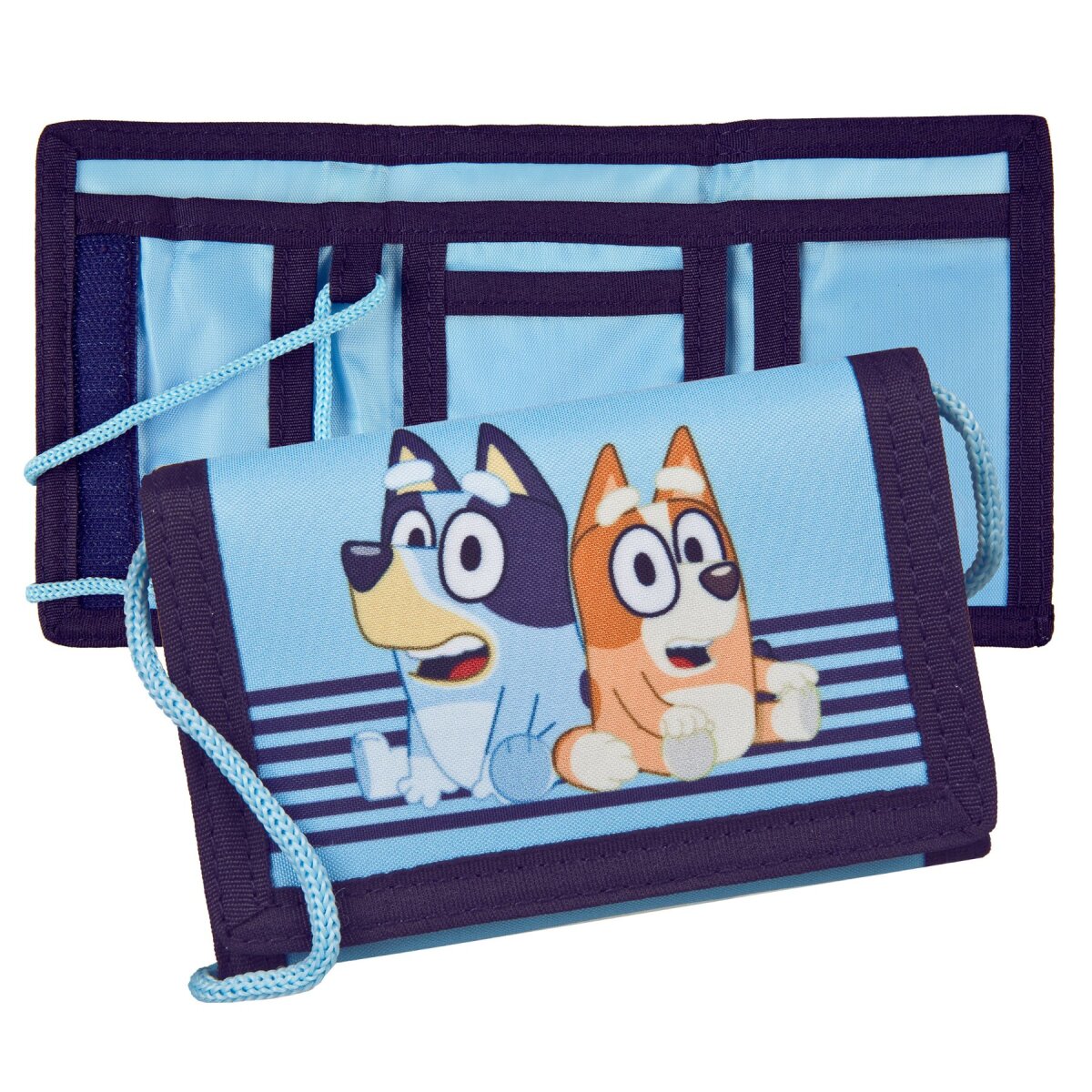 Bluey Portemonnaie mehrfarbig Geldb&ouml;rse Geldbeutel f&uuml;r Schule Freizeit - Bild 1