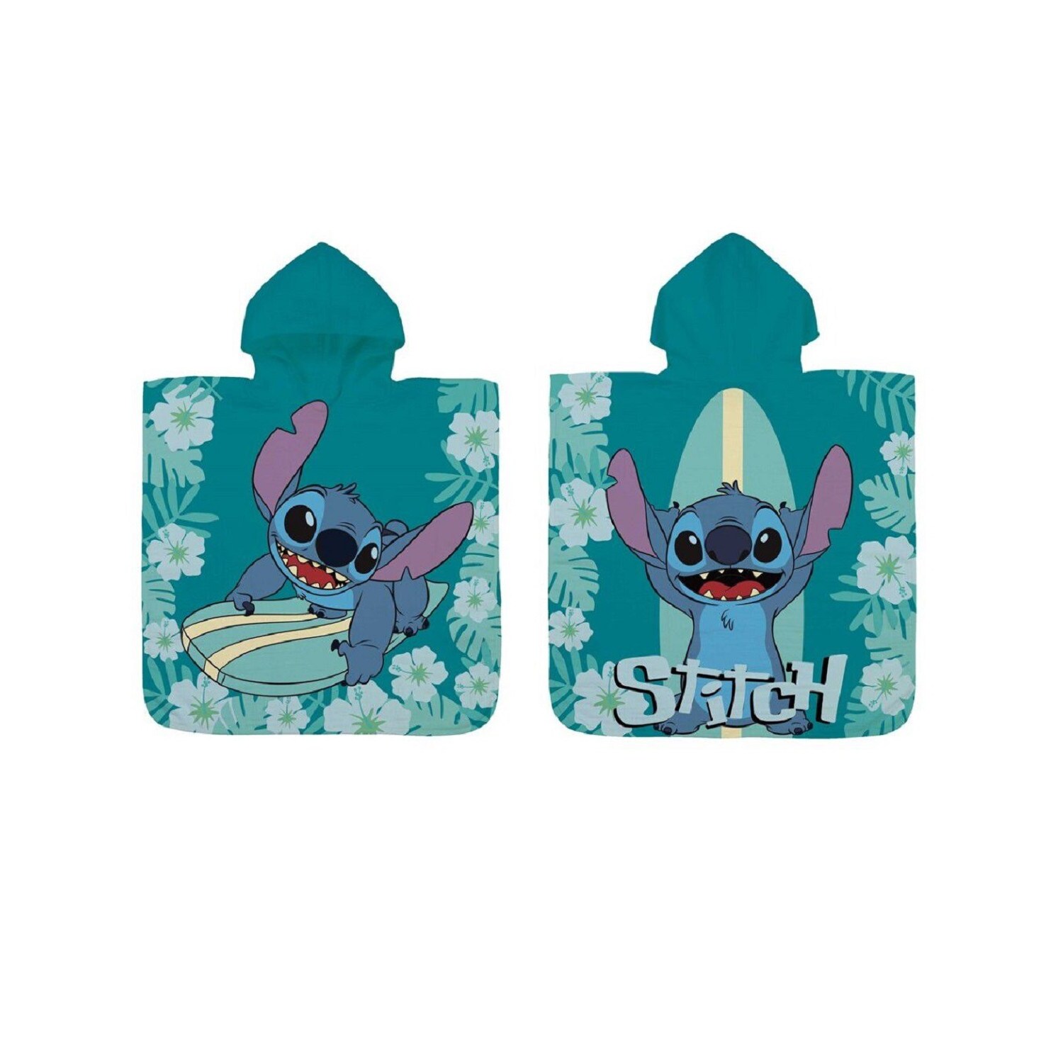 Lilo & Stitch Kinder-Kapuzenhandtuch Badeponcho Bequem und Stylisch - Bild 1