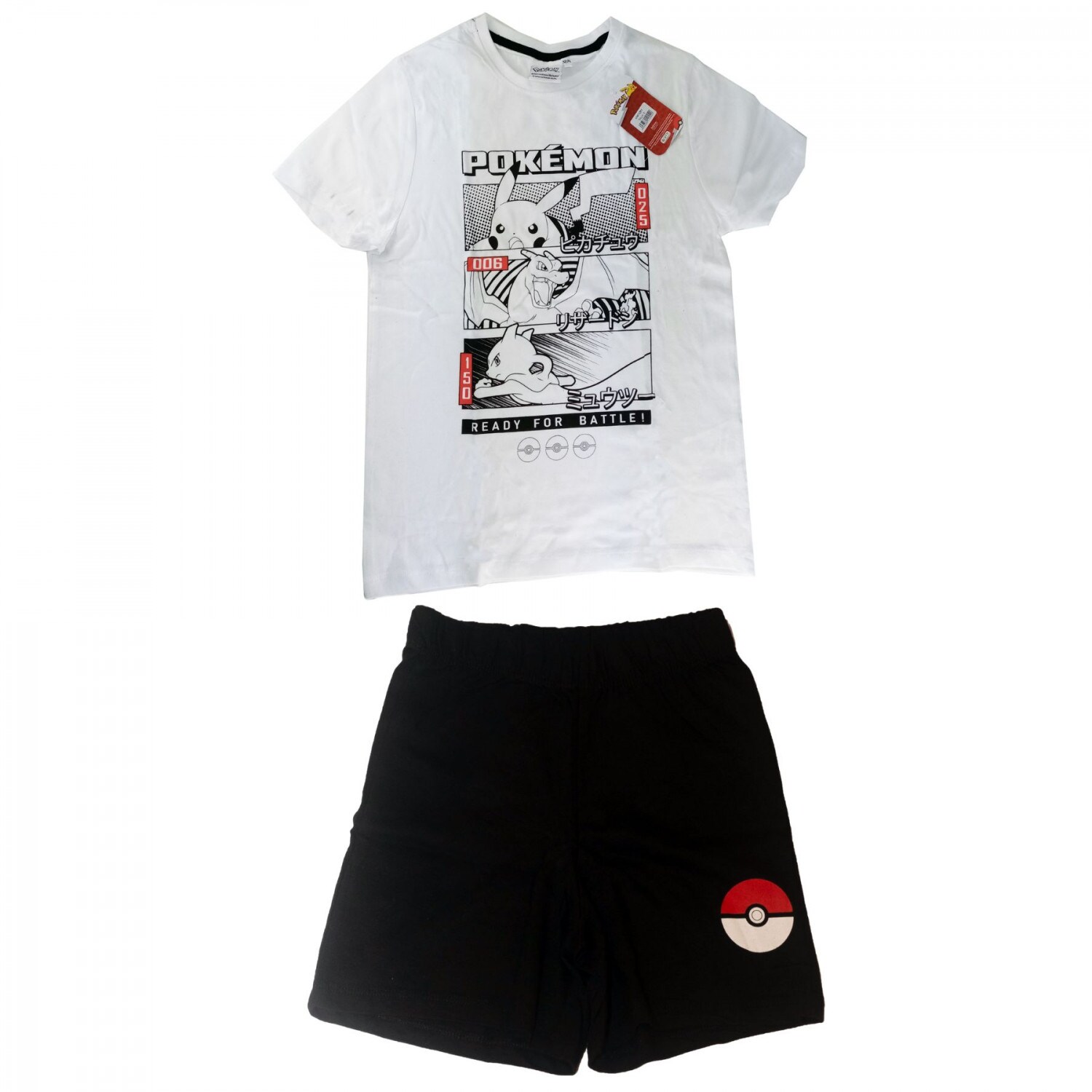 Pok&eacute;mon Schlafanzug f&uuml;r Kinder Short Pyjama - Bild 1