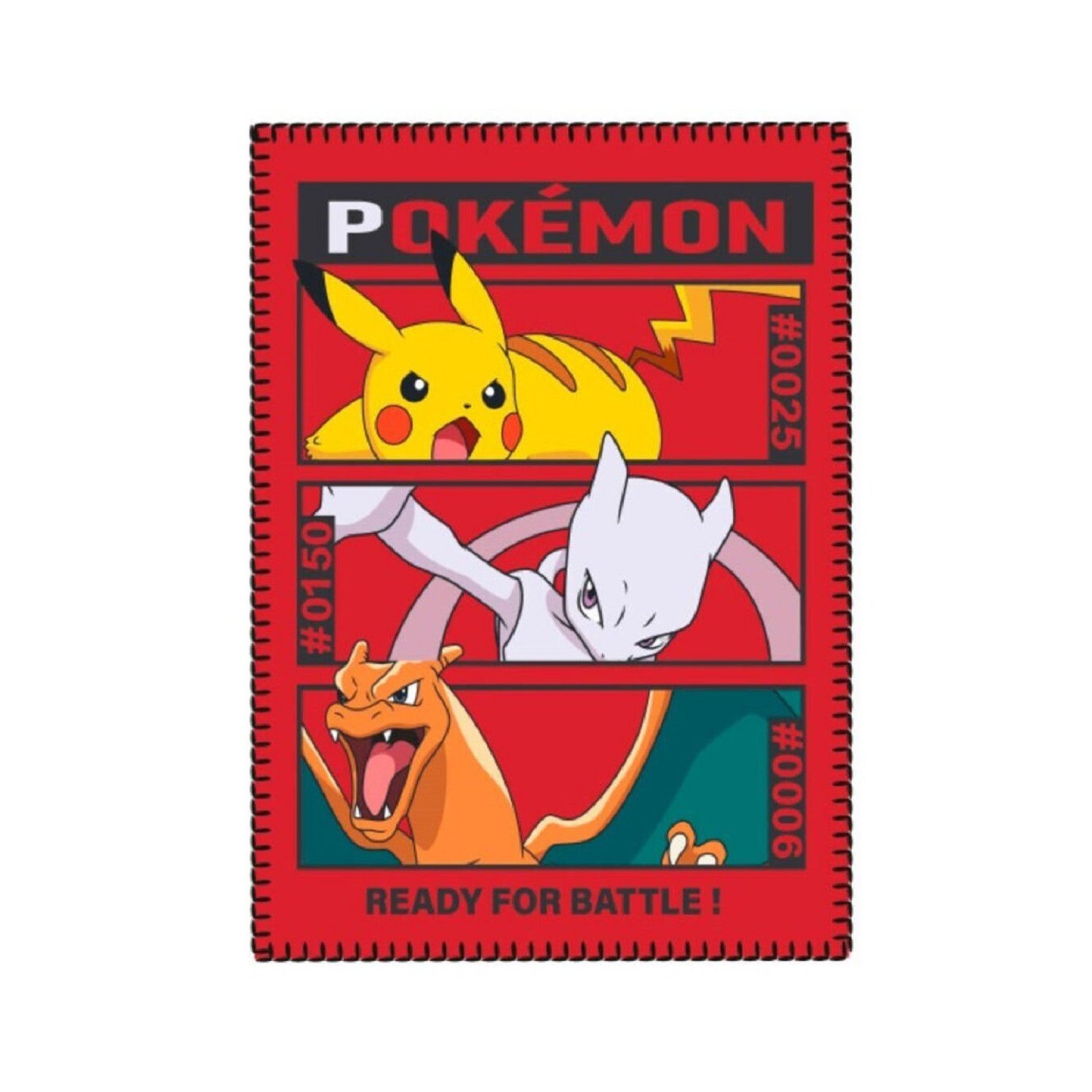 Pokemon Tagesdecke Bettdecke Fleecedecke Kuschelige 140x100 - Bild 1