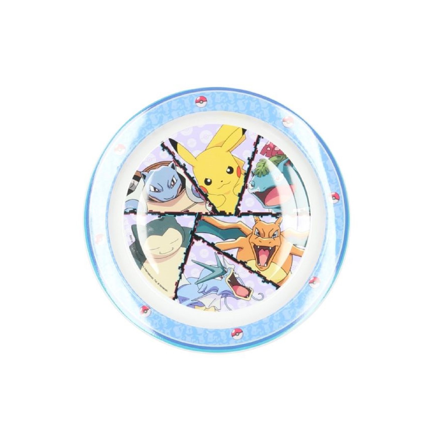 Pok&eacute;mon Fr&uuml;hst&uuml;cksset Geschirrset 3tlg. f&uuml;r Kinder - Bild 1