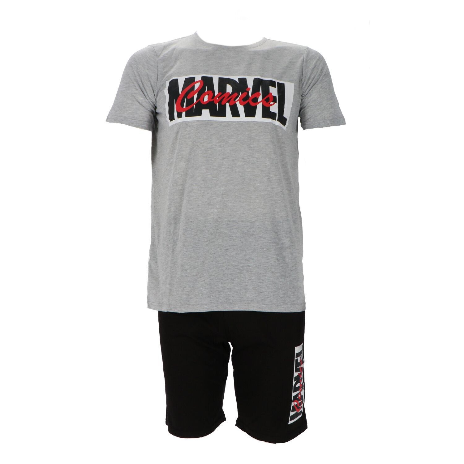 Marvel Pyjama Herren kurzen &Auml;rmeln Shorts Shortama - Bild 1