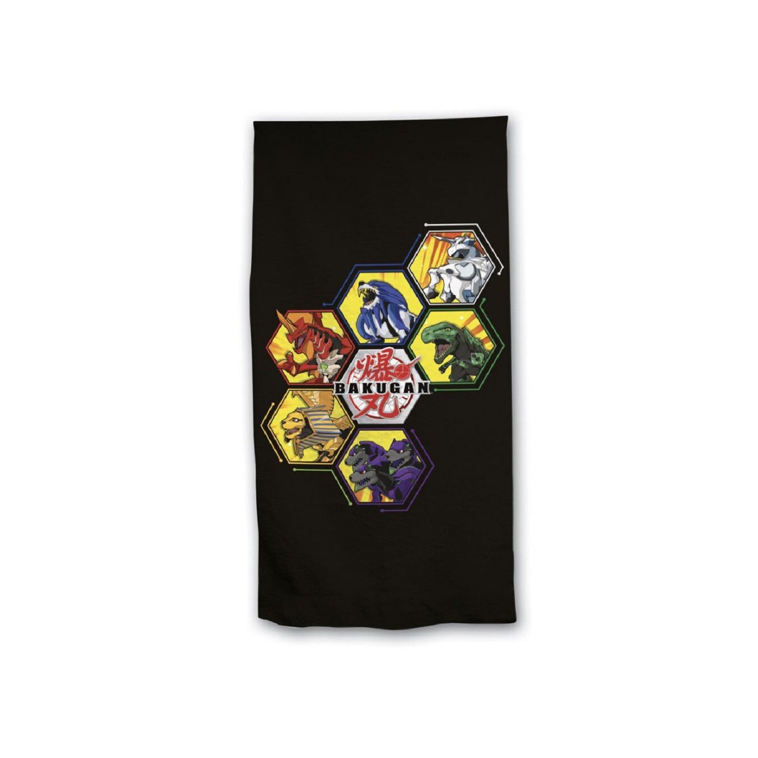 Bakugan Strandhandtuch Kinderhandtuch Strandtuch f&uuml;r Kinder 70x140 cm - Bild 1