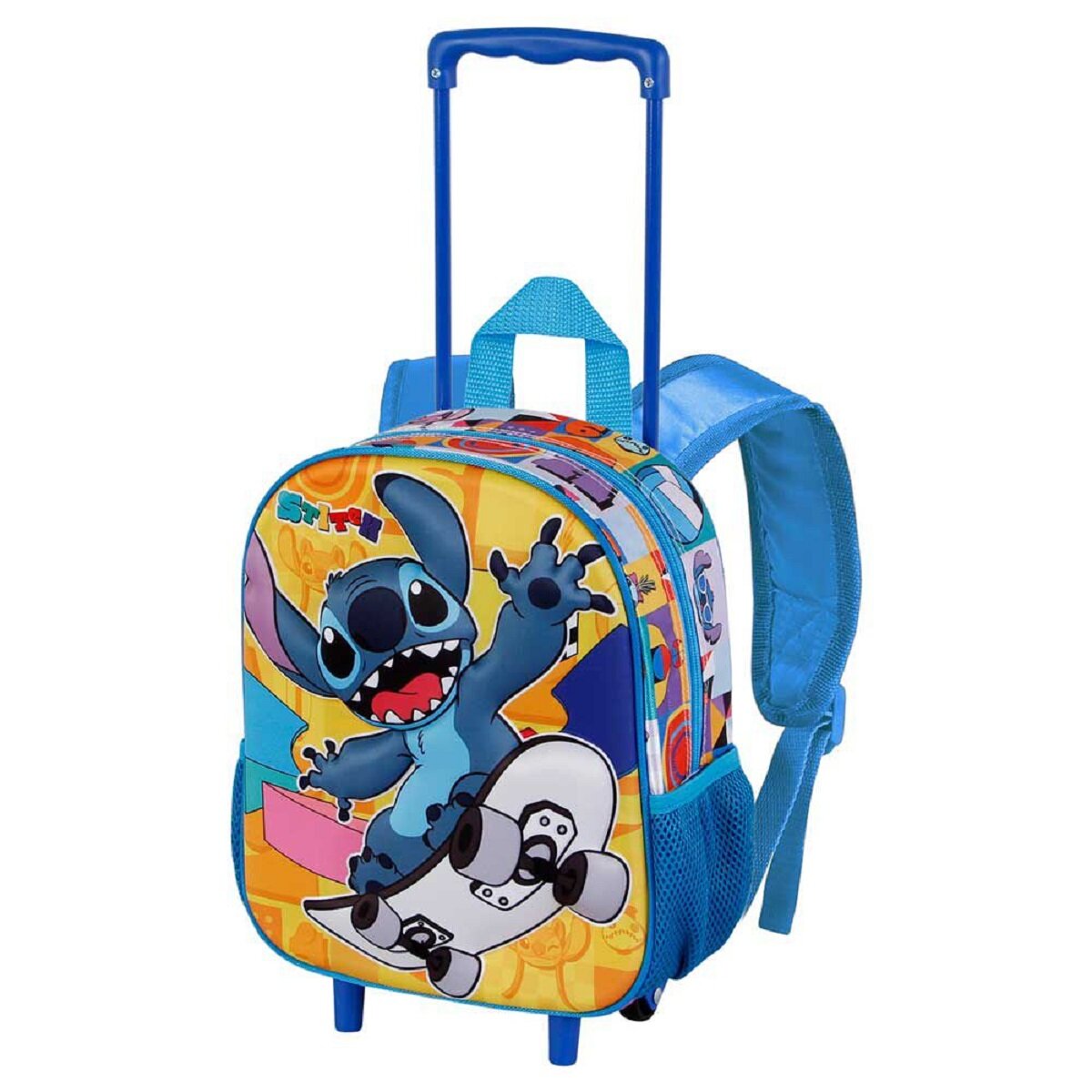 Lilo & Stitch Trolley-Rucksack in fr&ouml;hlichem Design f&uuml;r die Schule - Bild 1