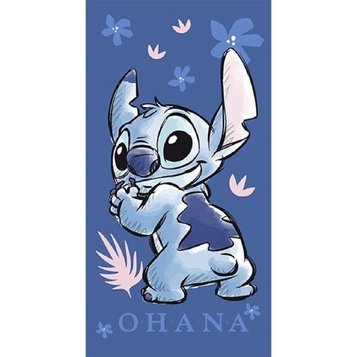 Lilo & Stitch Handtuch 70 x 140 cm f&uuml;r Kinder Strandtuch Poolzubeh&ouml;r - Bild 1