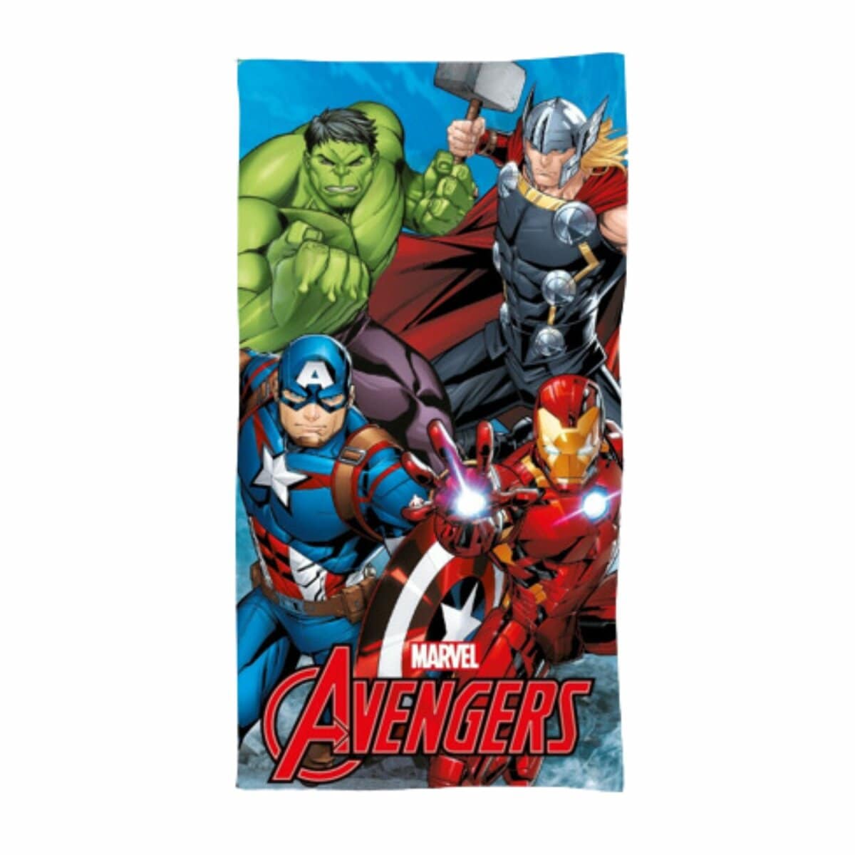 Avengers Assemble Komfortables Strandtuch 70 x 140 cm f&uuml;r Superhelden - Bild 1