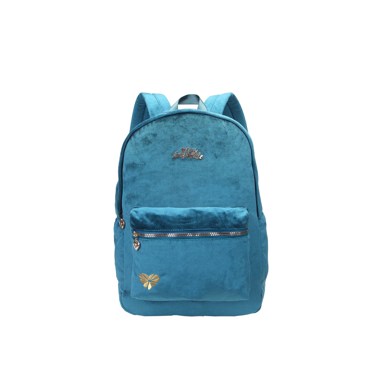 Miss Lemonade Blauer Samtrucksack 32 CM High-Fashion Schulranzen Blue Velvet - Bild 1