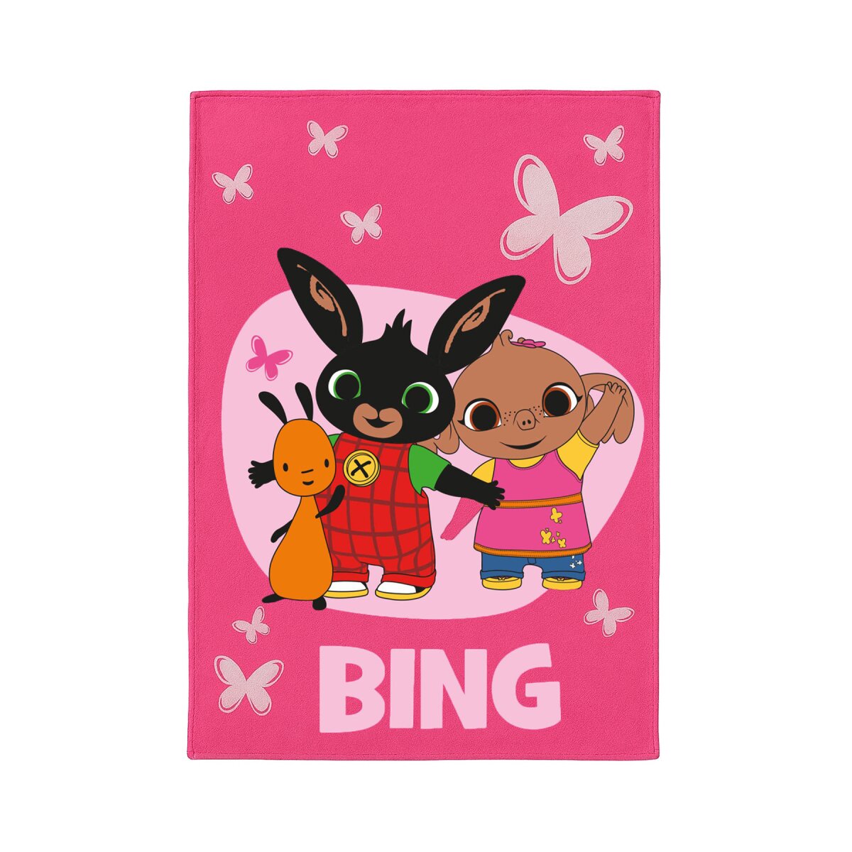 Bing Decke Weiche Fleecedecke 100x150 cm f&uuml;r Kinder & Erwachsene - Bild 1