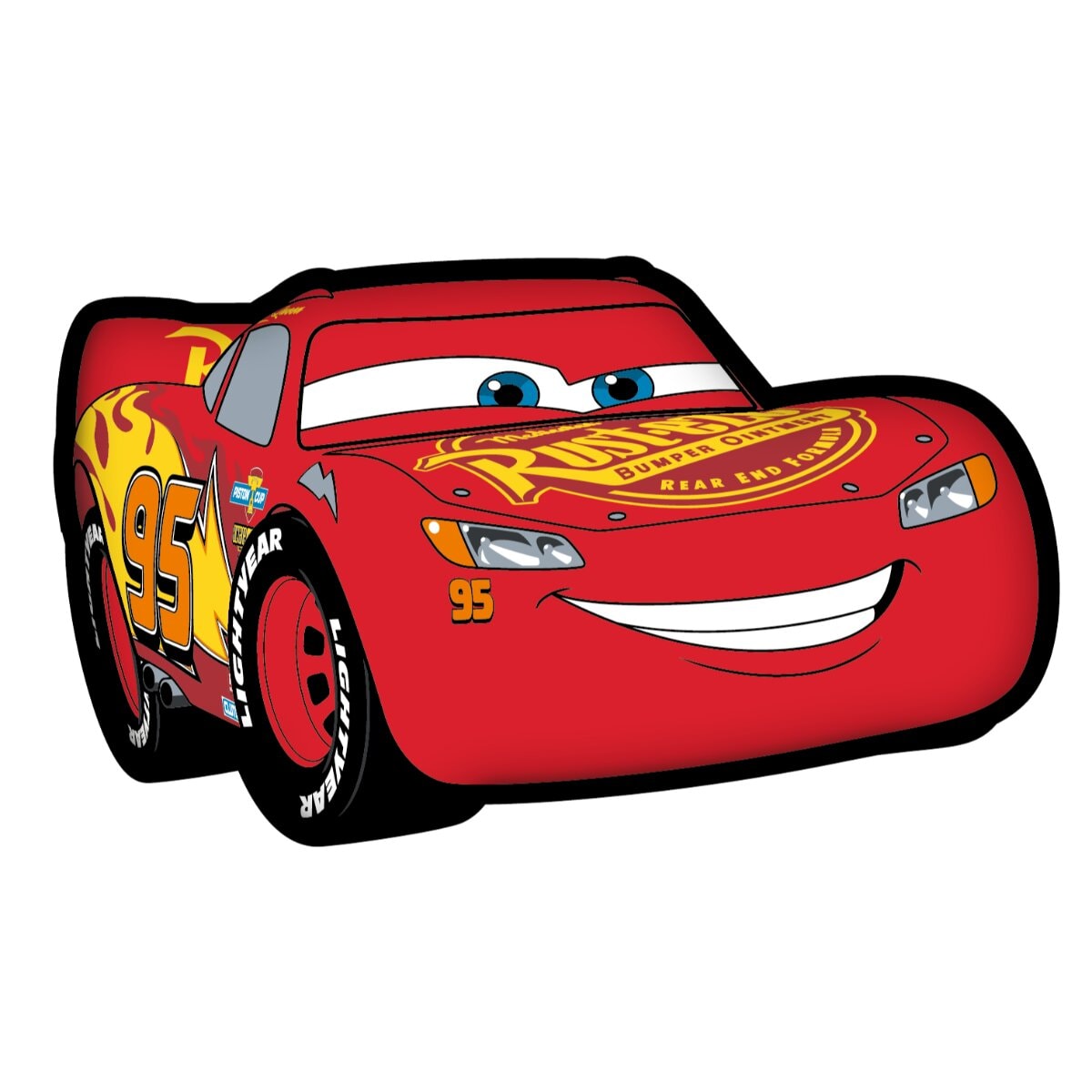 Disney Cars Lightning McQueen Dekokissen Kinder Kuschelkissen - Bild 1