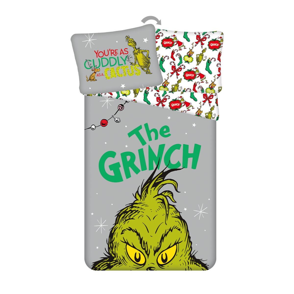 The Grinch Fan Bettw&auml;sche 140 &times; 200 cm Baumwolle Bettw&auml;sche - Bild 1