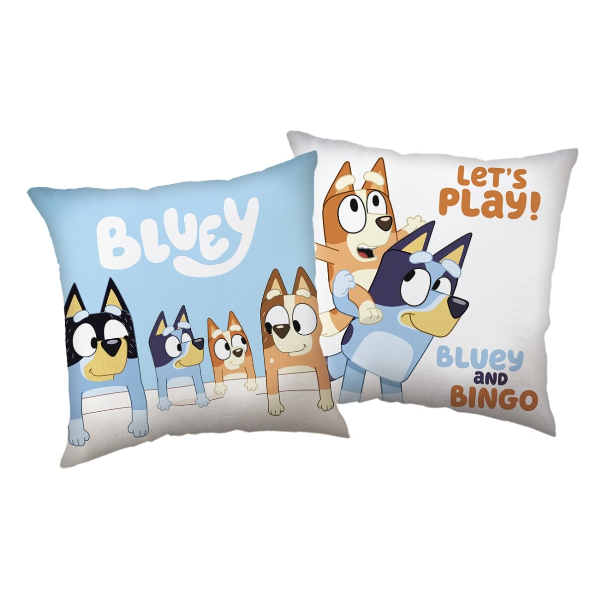 Bluey 1 St&uuml;ck Kissen Dekokissen Kuschelkissen mit doppelseitigem - Bild 1
