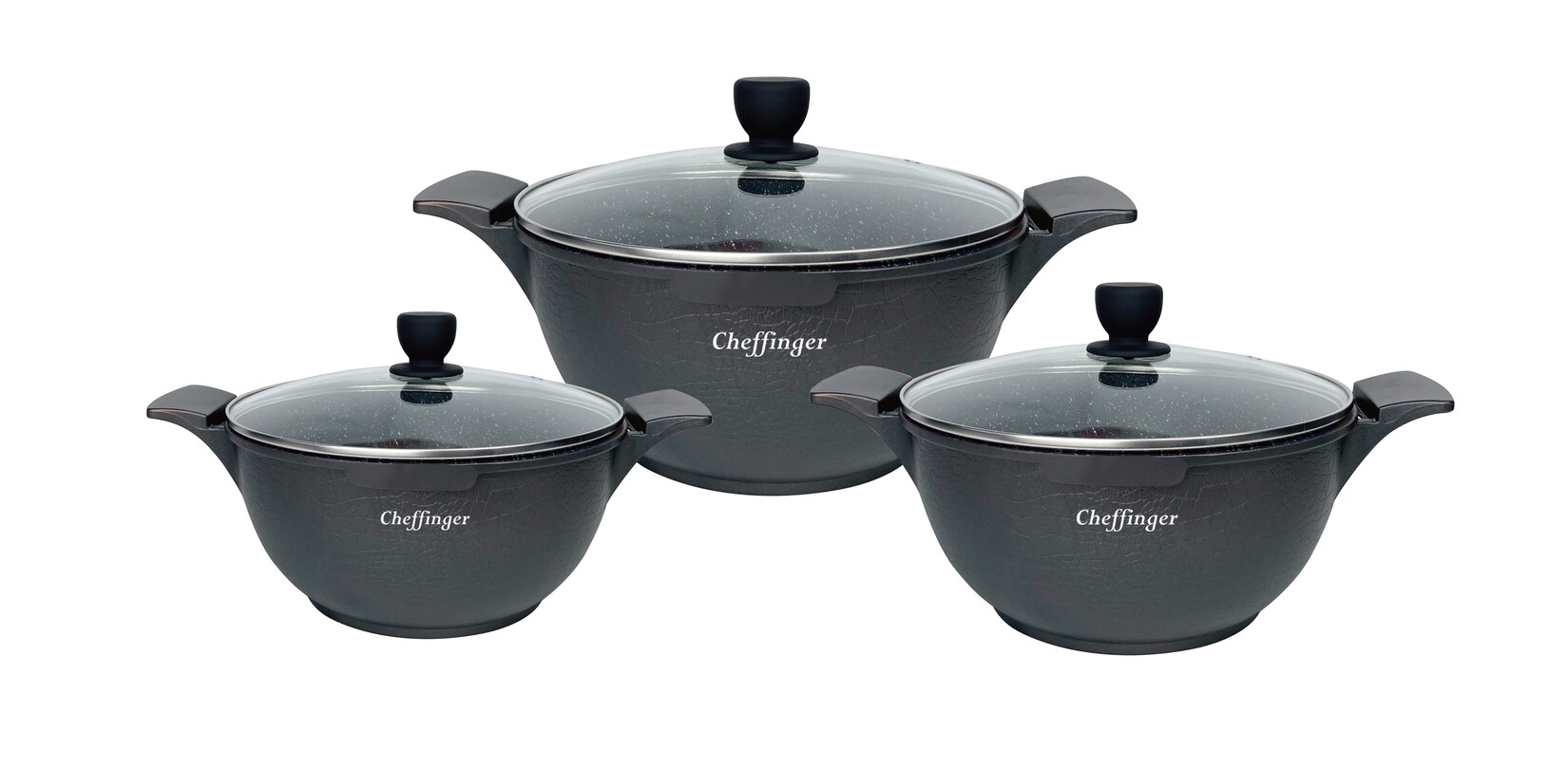 Kochtopfset 20-24-28cm 6-tlg Induktion