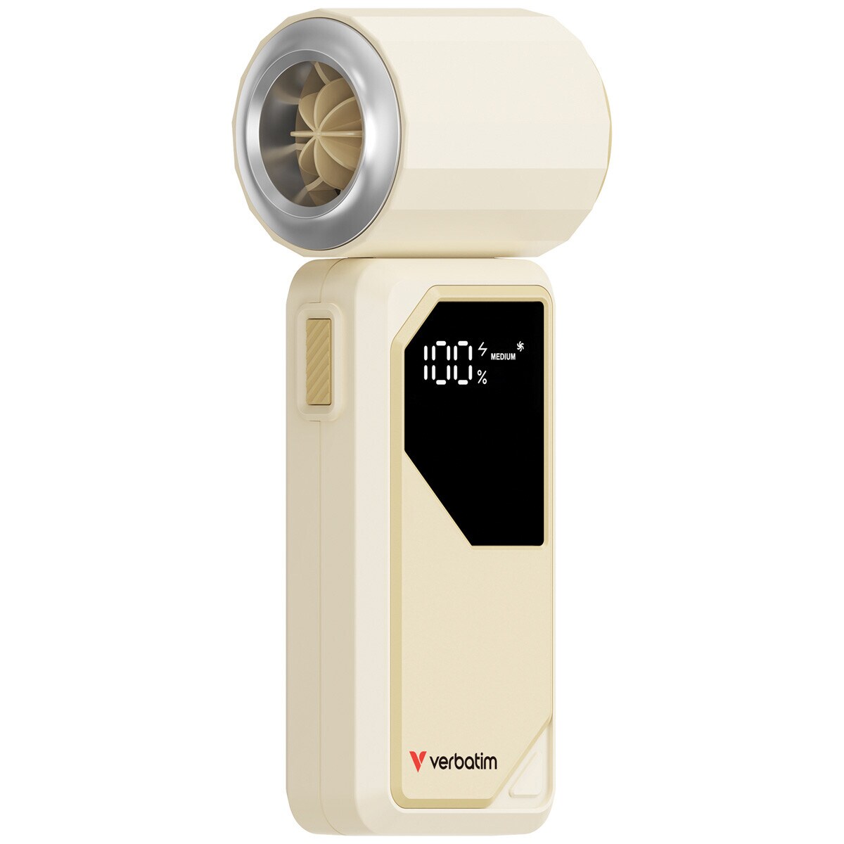 Verbatim Cool 'n' Go AirJet –Mini-Ventilator mit LED-Anzeige & 4 Geschwindigkeiten