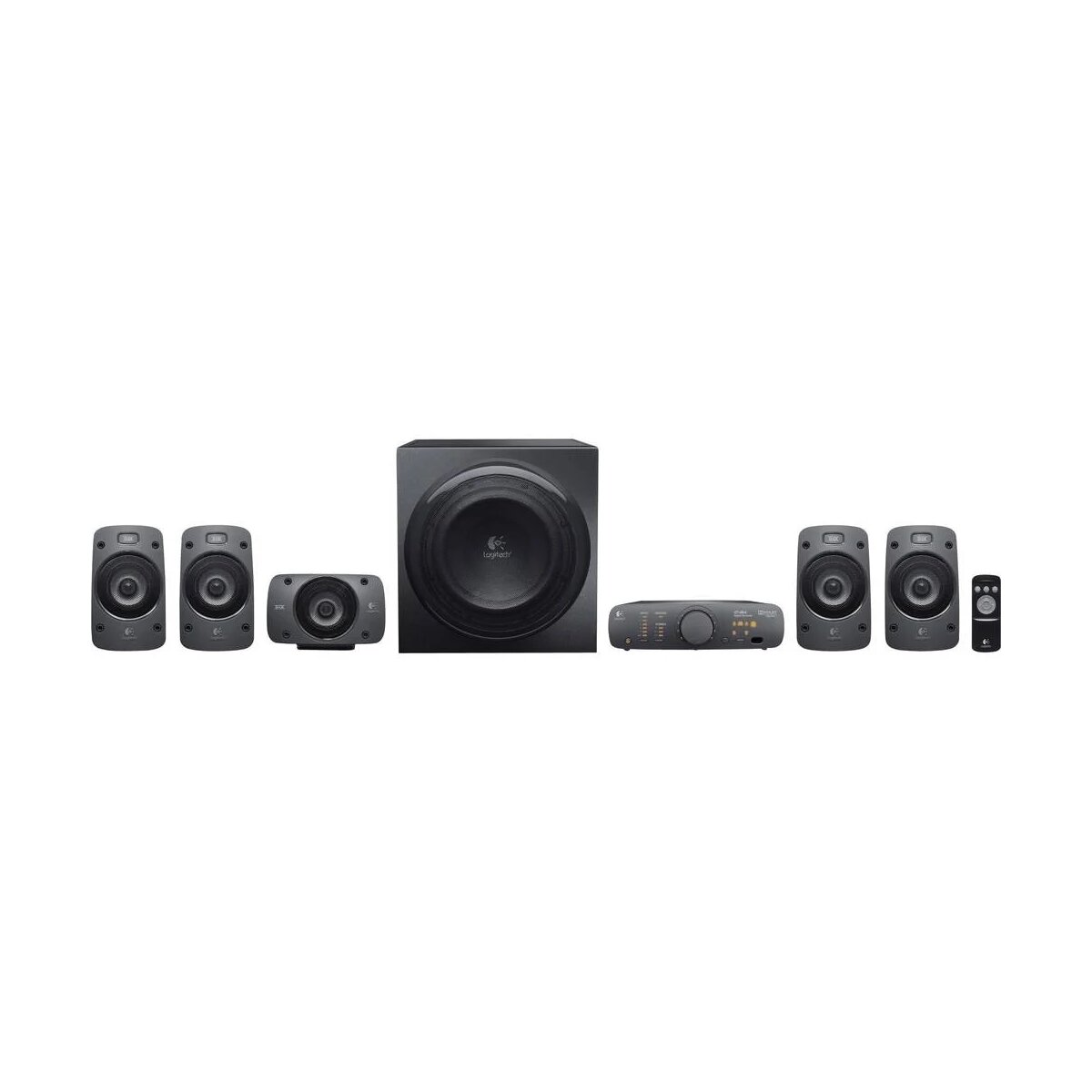 Logitech Lautsprechersystem - kabelgebundene 5.1 PC-Lautsprecher 500W - Bild 1
