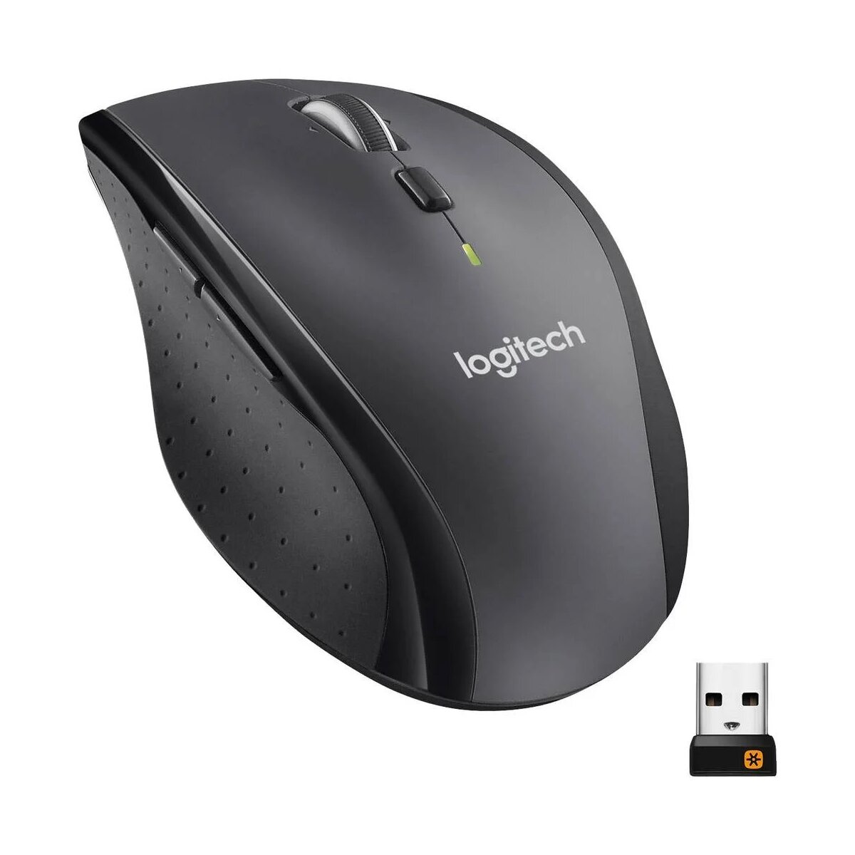 Logitech 7 Tasten Maus M705, Marathon, Wireless, grau - - Bild 1