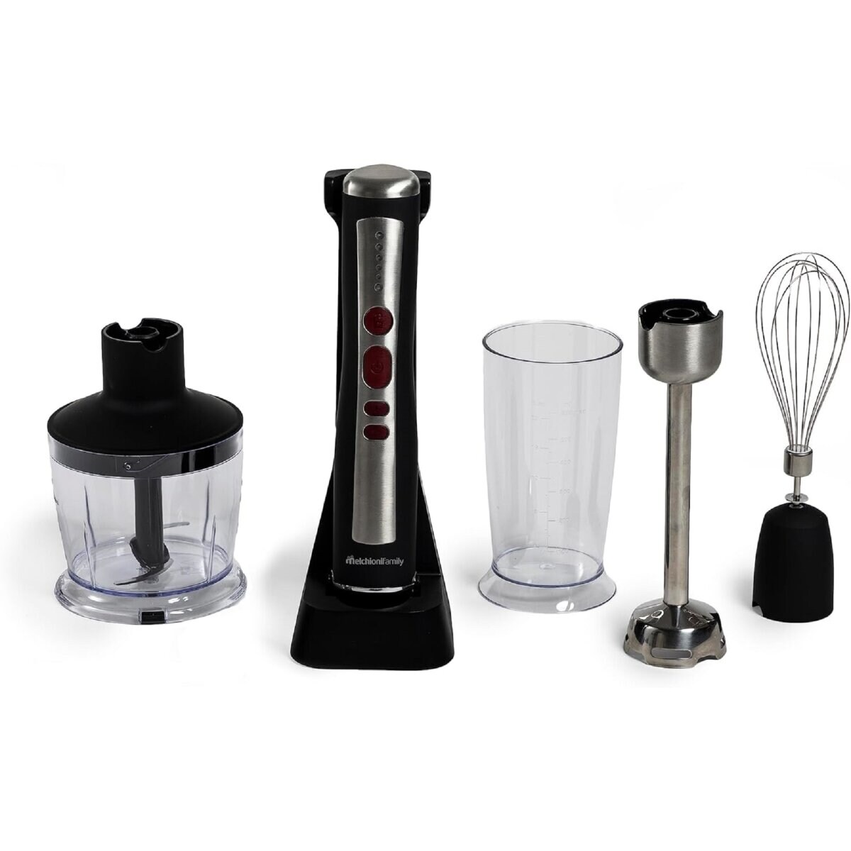 ZOE Stabmixer-Set, Wiederaufladbar 5 Geschwindigkeiten & Zerkleinerer | 08006012370843