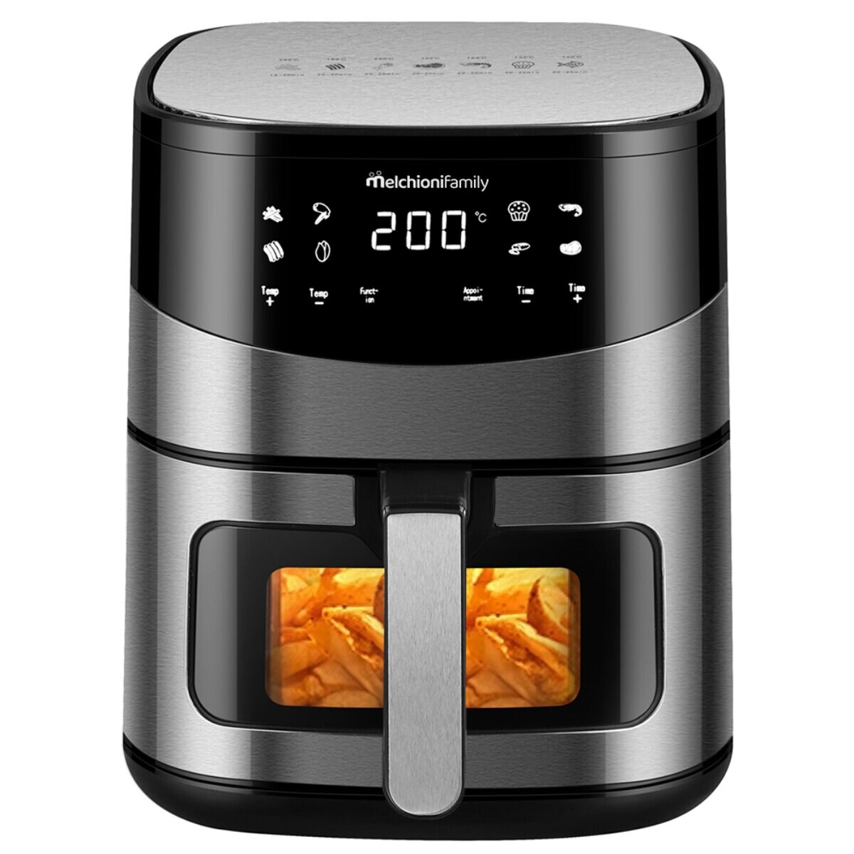 Melchioni Family ARIANNA 6,5?L Heißluftfritteuse mit LED-Display | 08006012376562