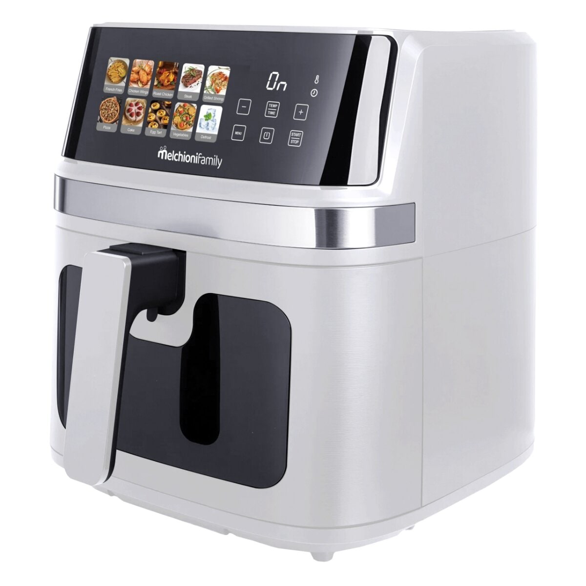 Melchioni Hei&szlig;luftfritteuse 8L 2200W Doppelheizung LED Display 10 - Bild 1