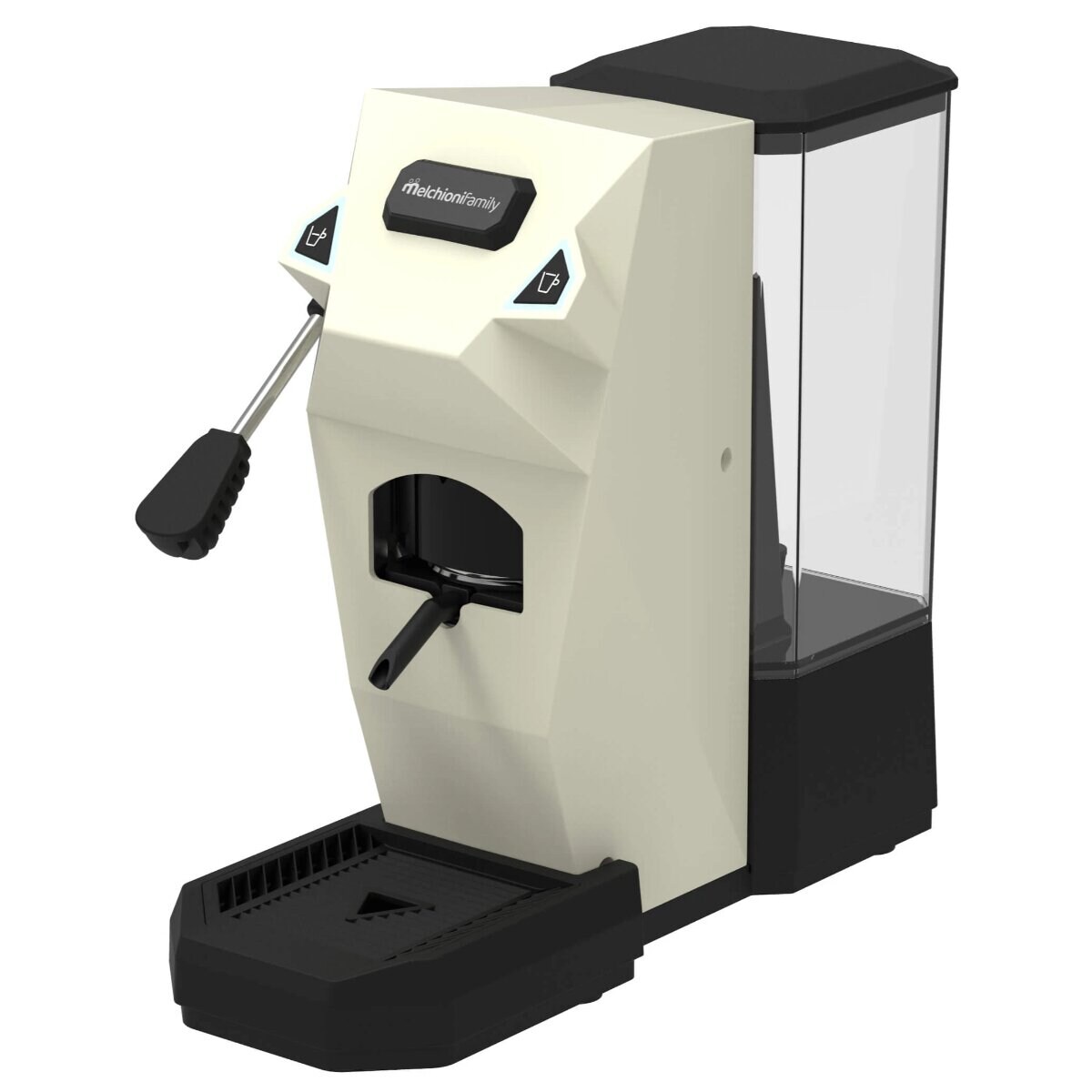 Melchioni Pad Kaffeemaschine 15 Bar 550W  Espresso & Lungo