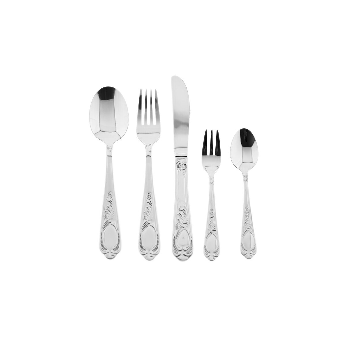 Rococo 30-teiliges Besteckset aus hochwertigem 18/10-Edelstahl | 04255829595480