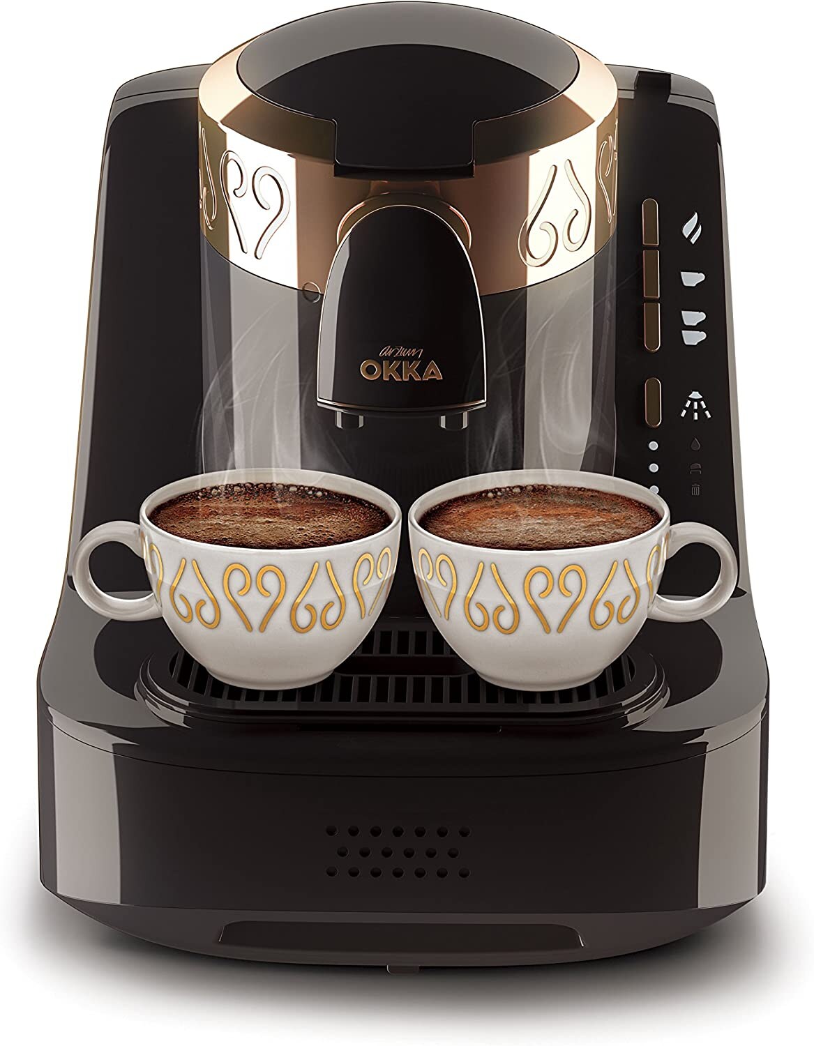 Mokkamaschine Kaffeemaschine 710W Schwarz