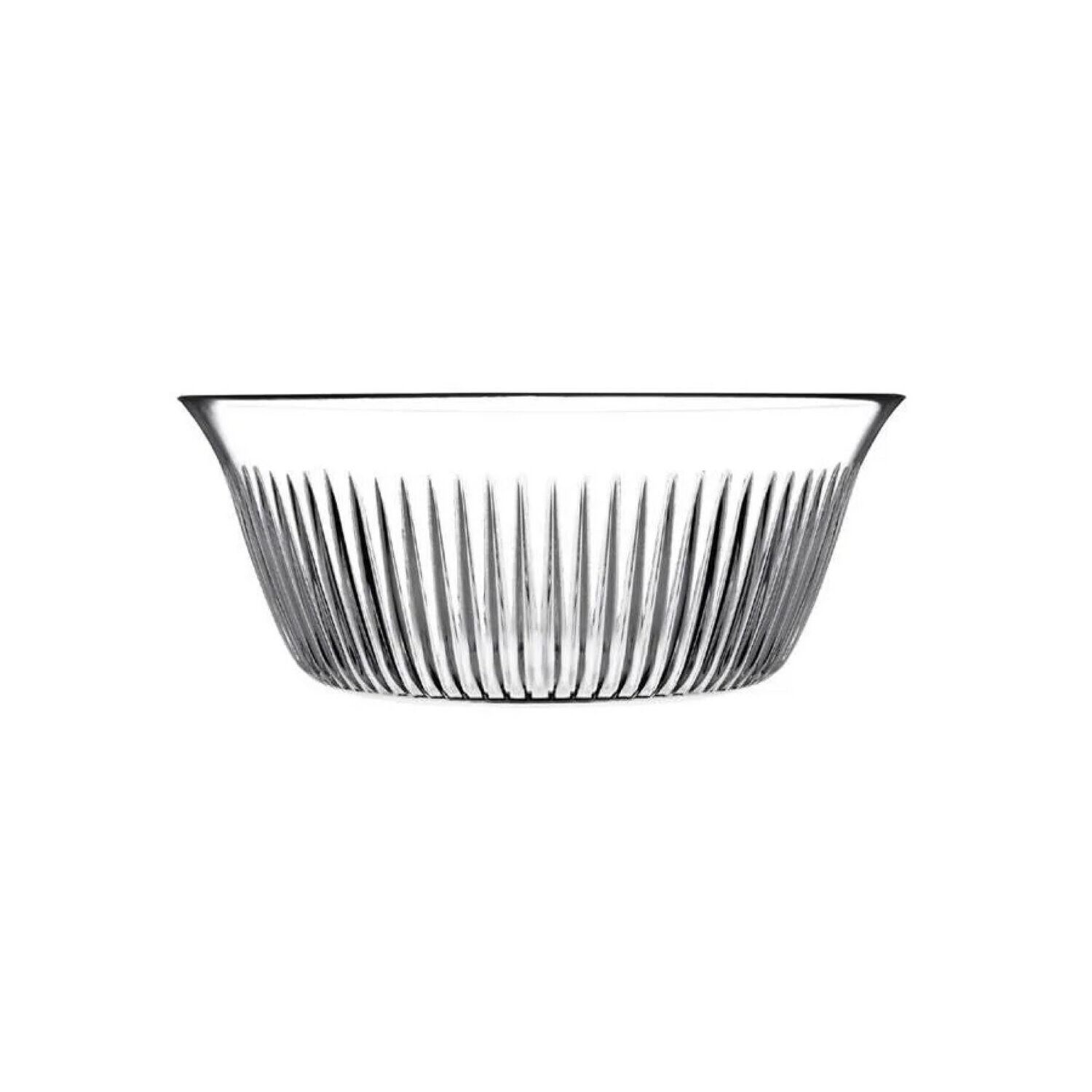Schale aus Glas Transparent rund 24 cm Obstschüssel,