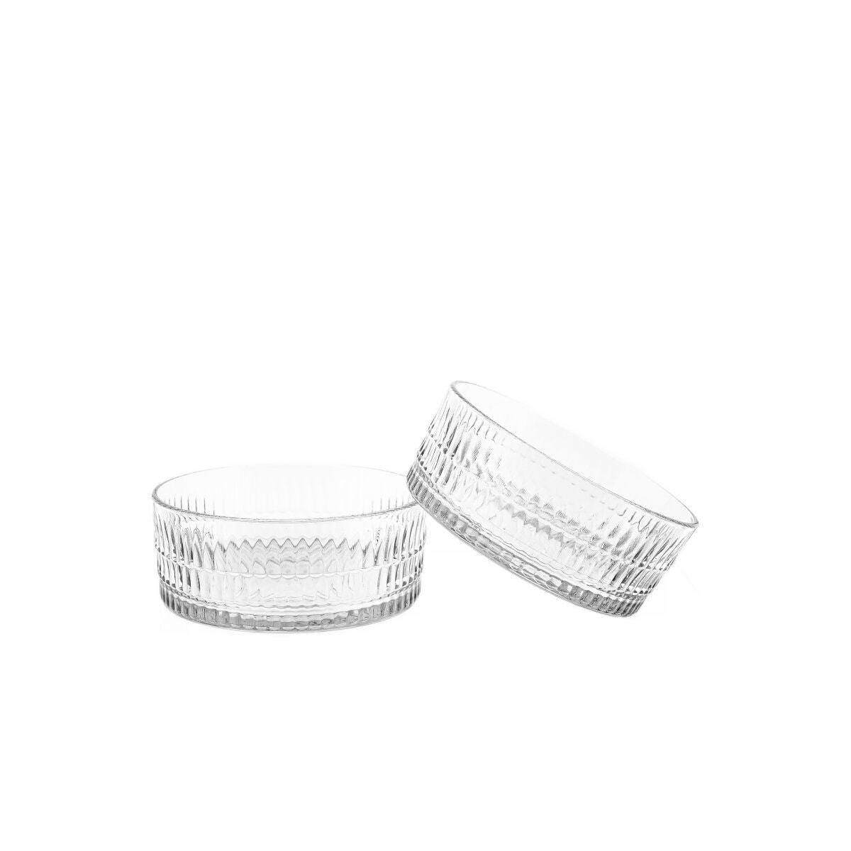Pasabahce Rain 2er Set Glasschalen &oslash;15 x 6 cm - 750 ml - Bild 1