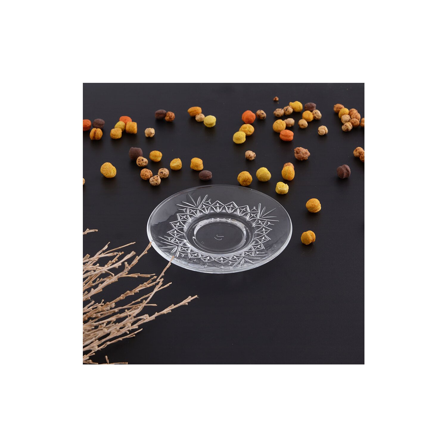 Timeless &Ccedil;ay Tabagi Untertassen transparent - Bild 1